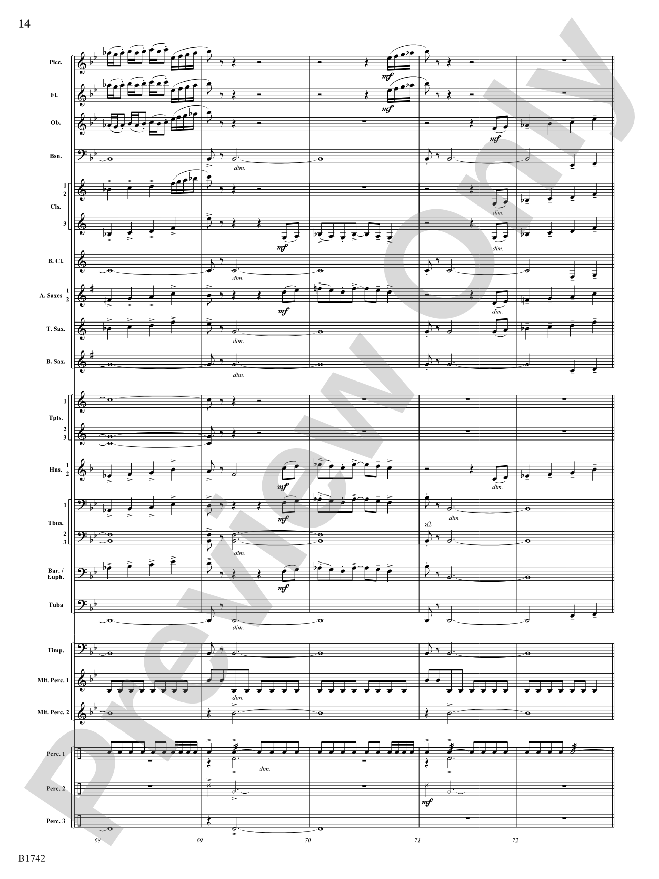 Impact: Concert Band Conductor Score & Parts