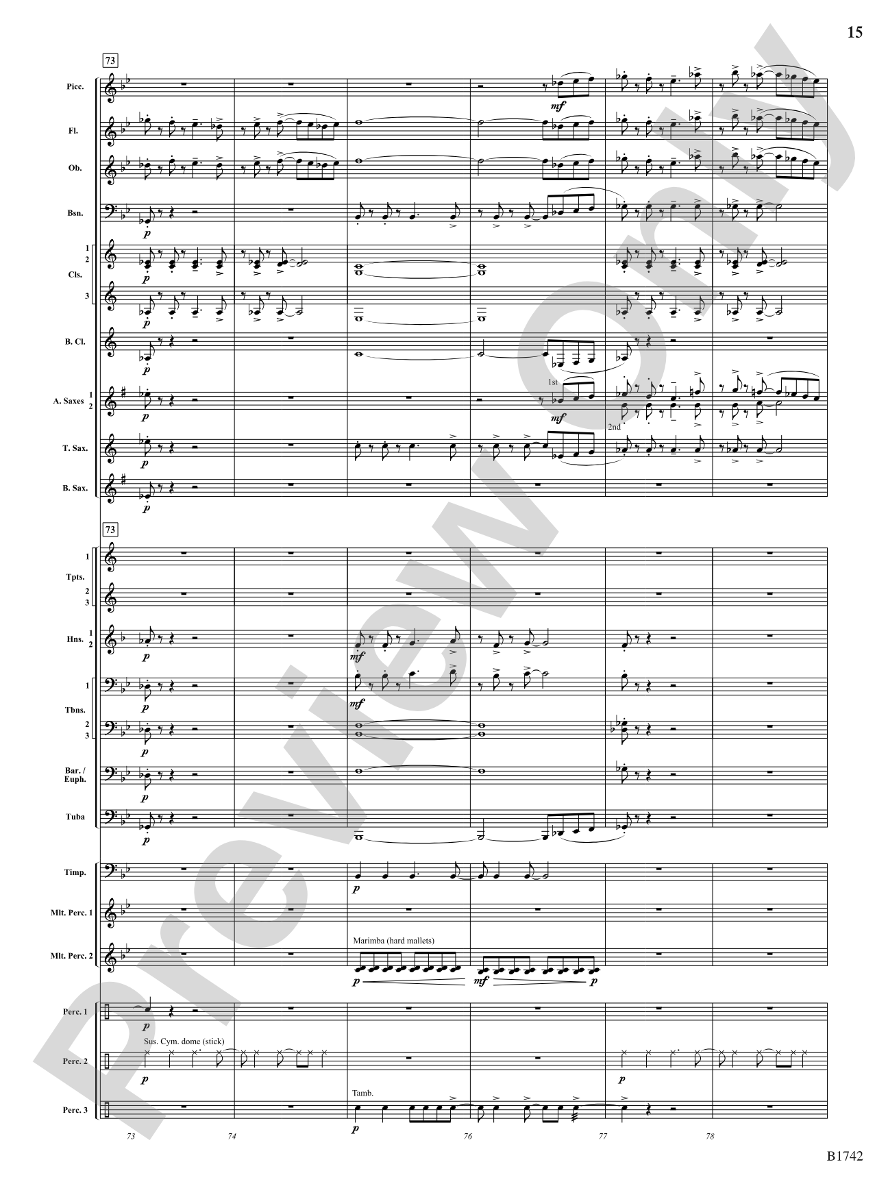 Impact: Concert Band Conductor Score & Parts