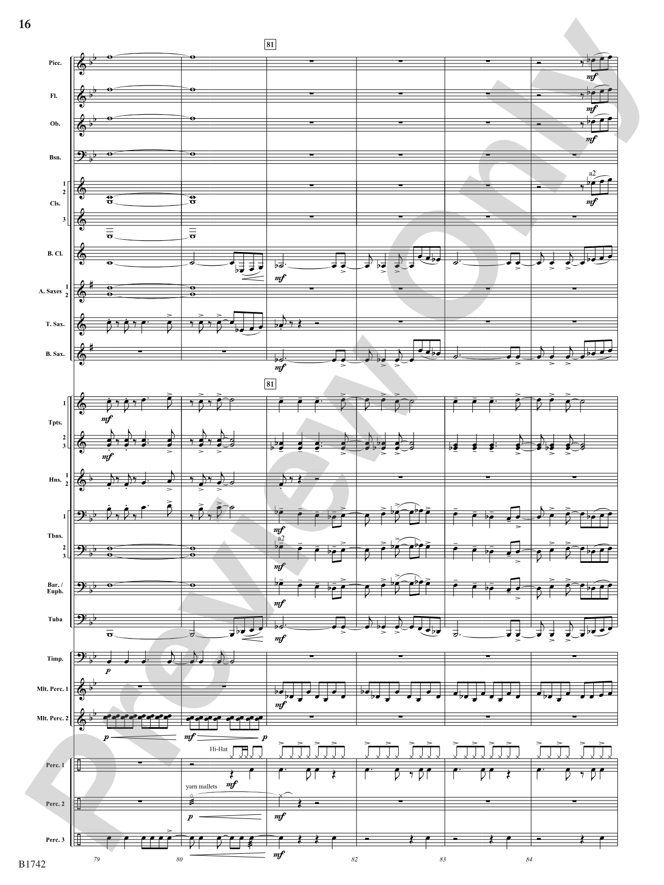 Impact: Concert Band Conductor Score & Parts