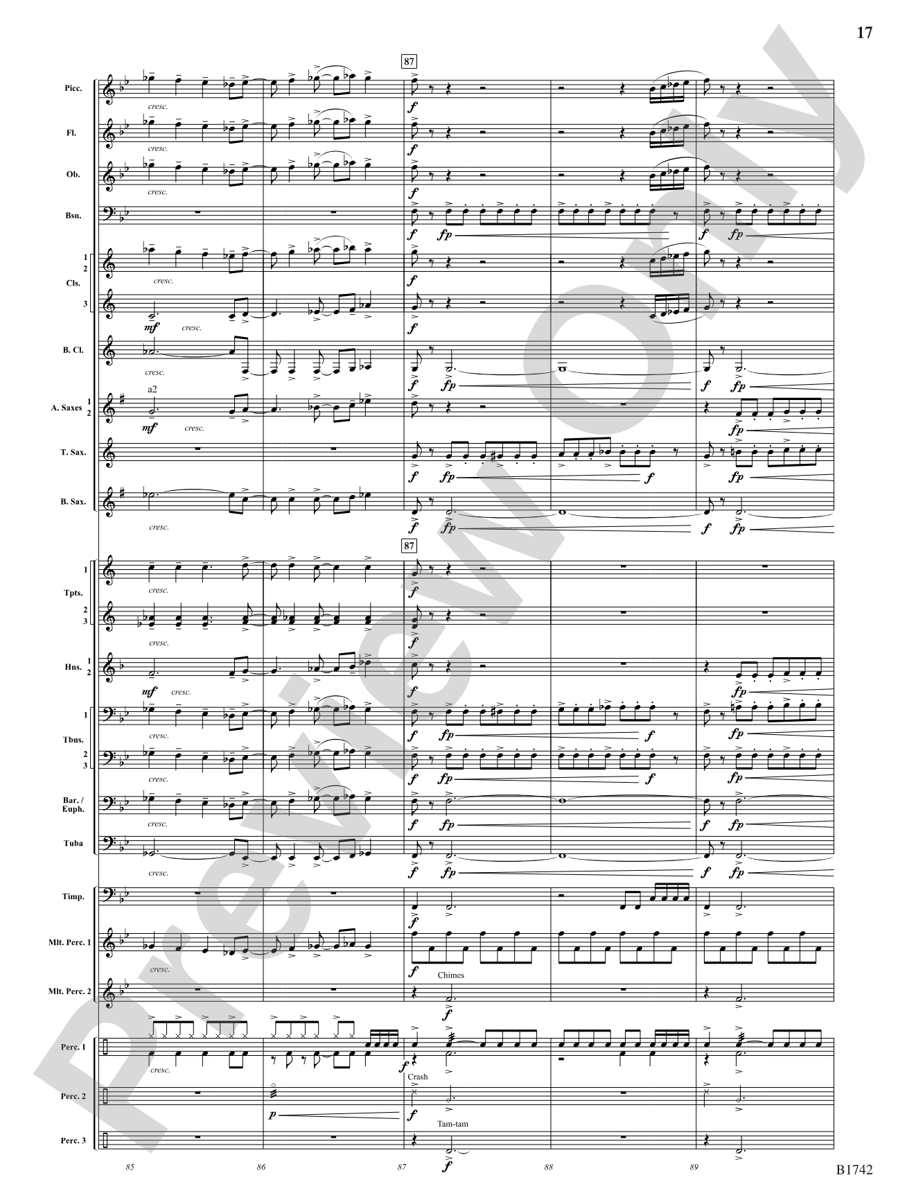 Impact: Concert Band Conductor Score & Parts