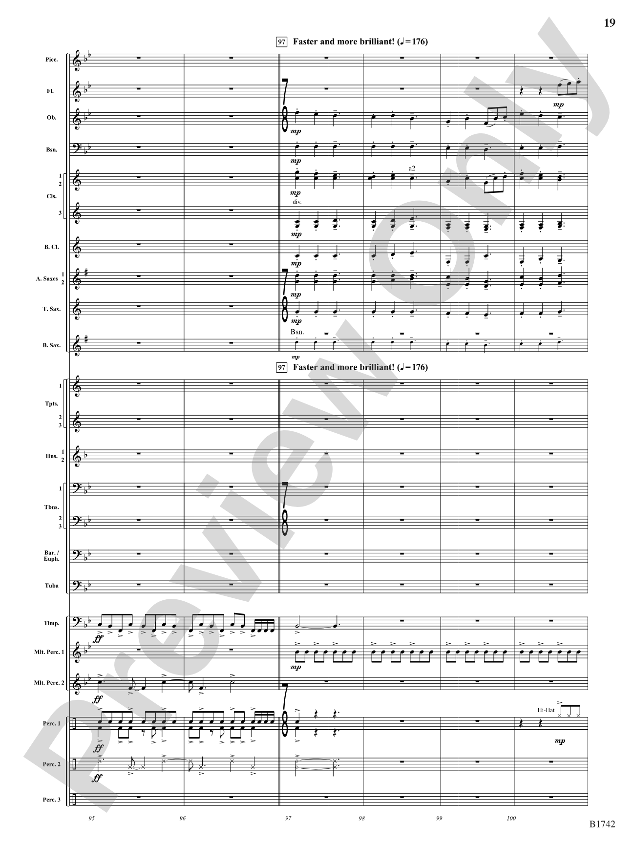 Impact: Concert Band Conductor Score & Parts