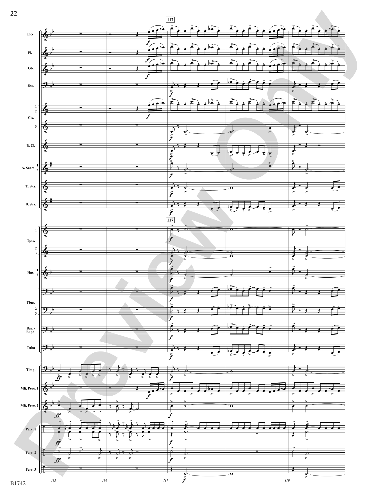 Impact: Concert Band Conductor Score & Parts
