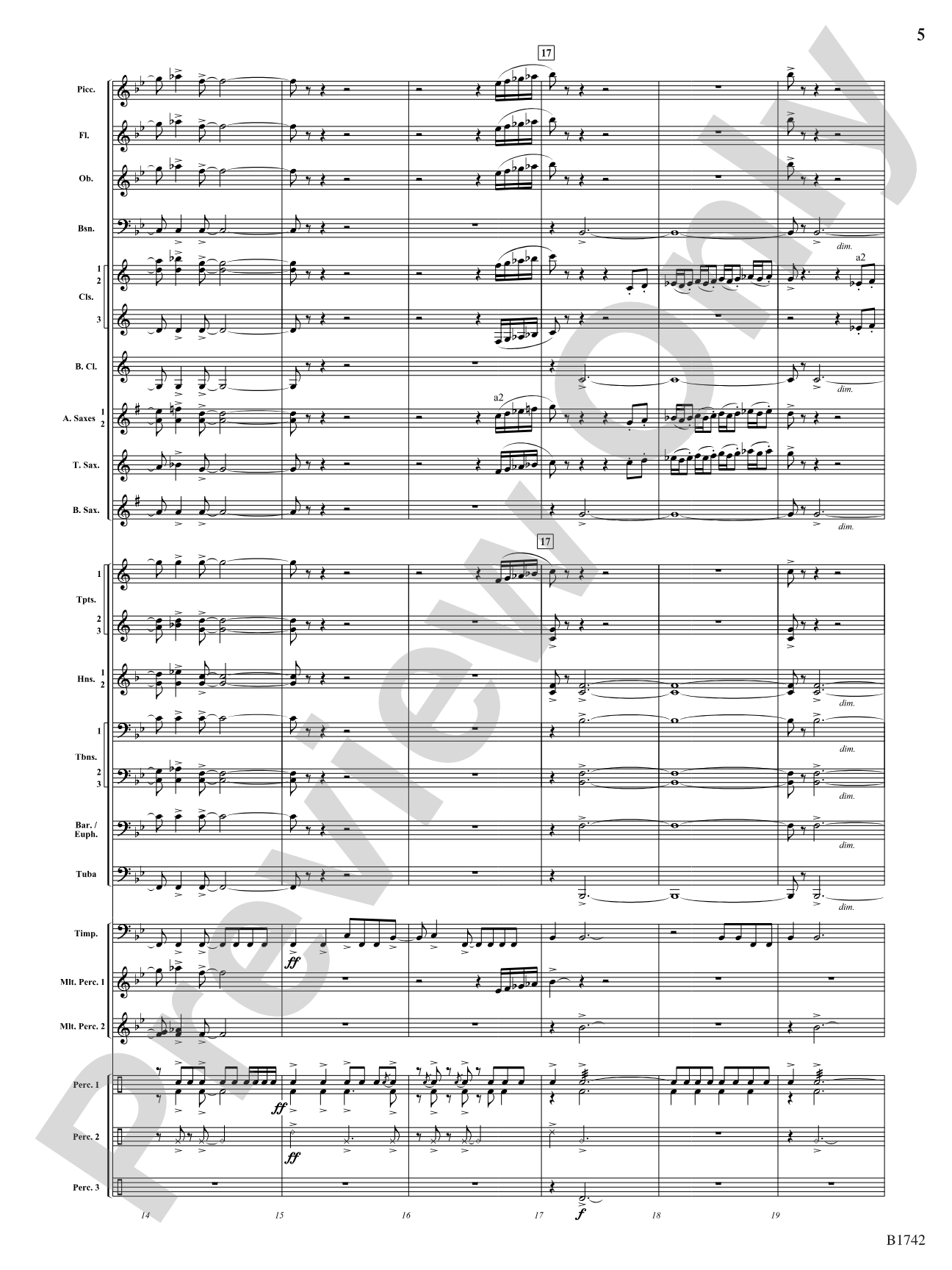 Impact: Concert Band Conductor Score & Parts