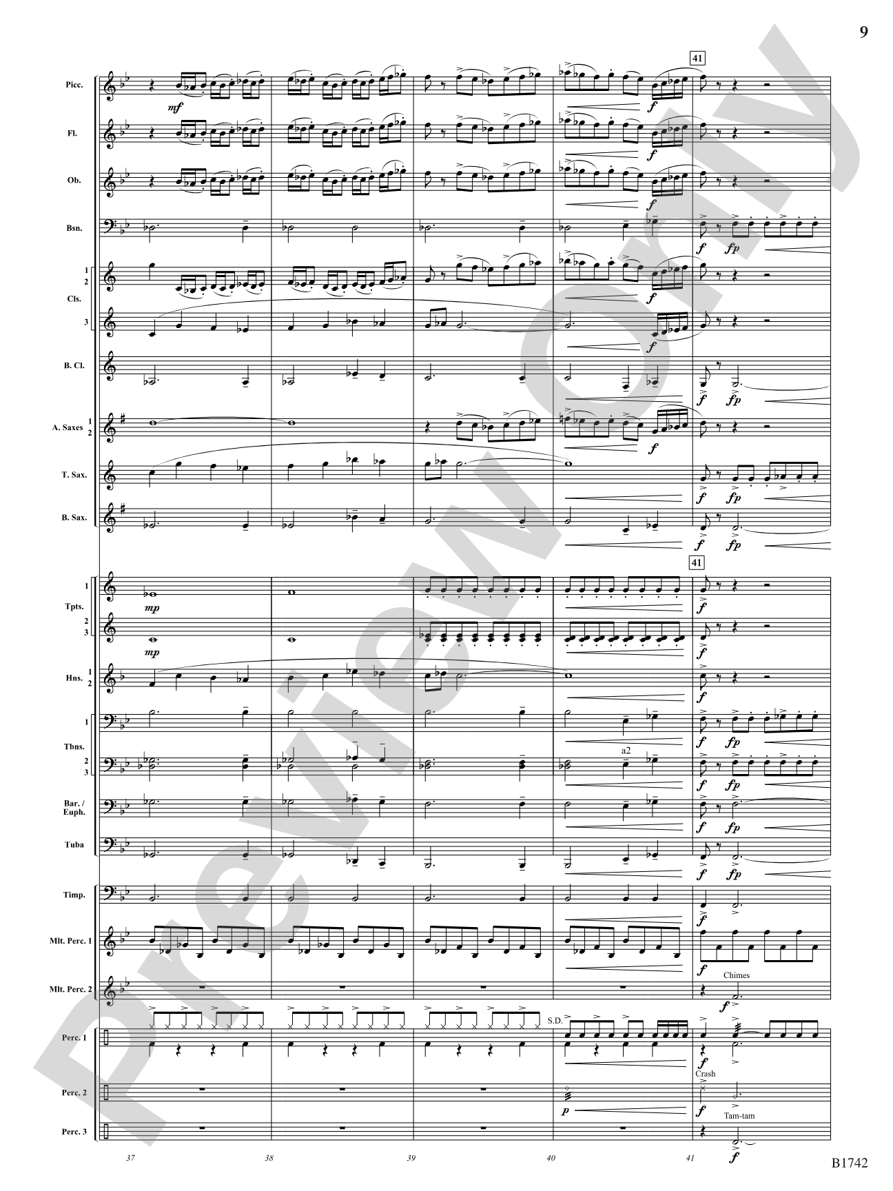 Impact: Concert Band Conductor Score & Parts