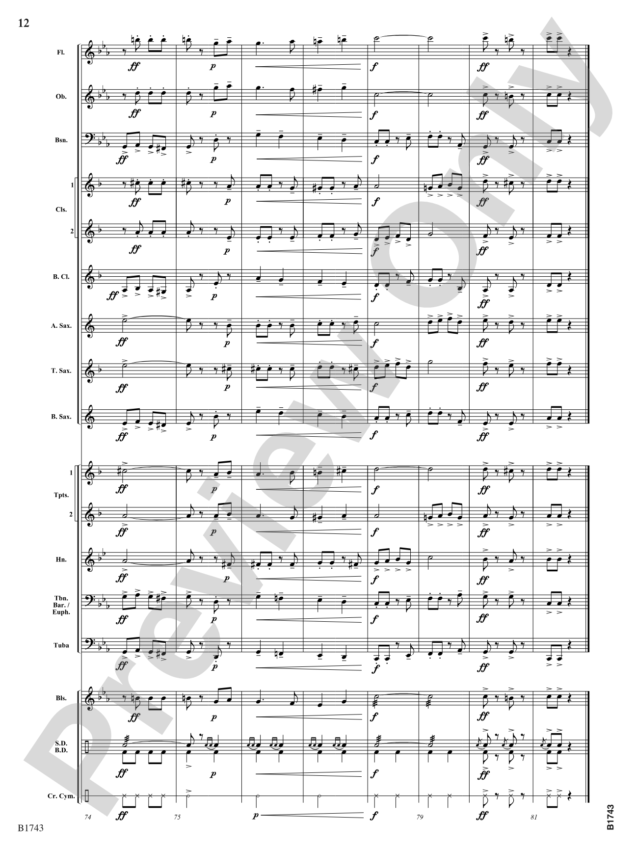 March of the Dragons: Concert Band Conductor Score & Parts