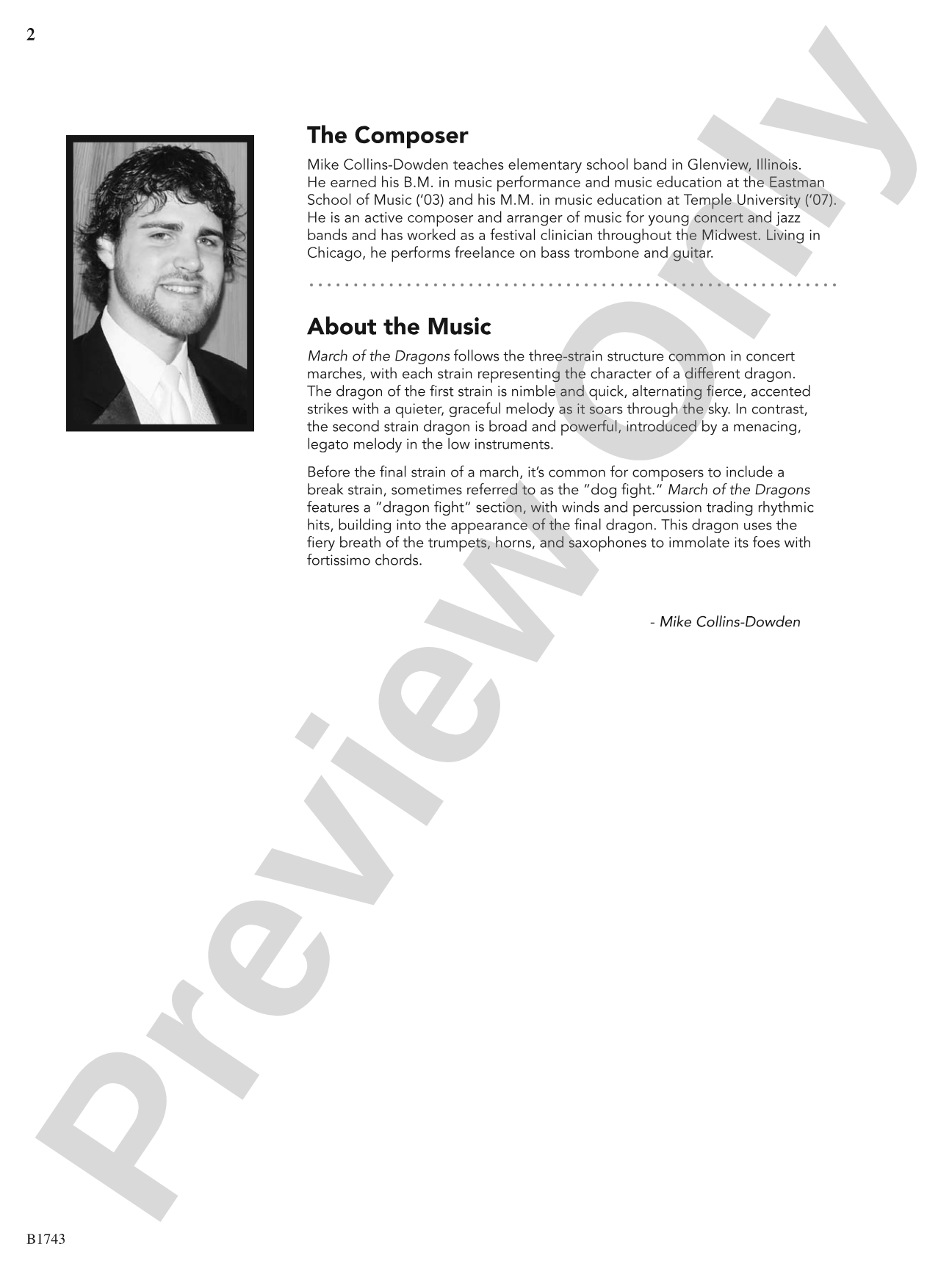 March of the Dragons: Concert Band Conductor Score & Parts