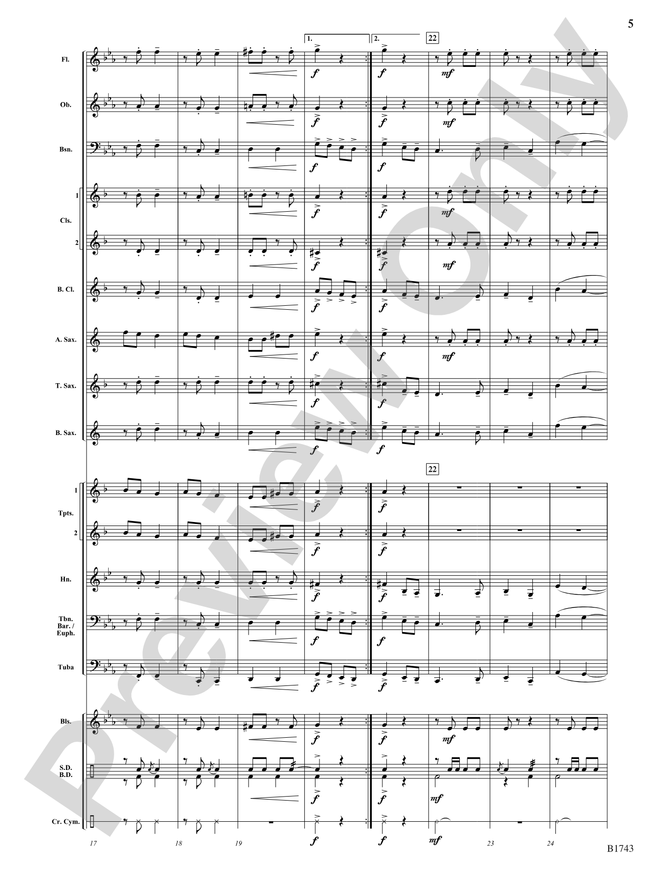 March of the Dragons: Concert Band Conductor Score & Parts