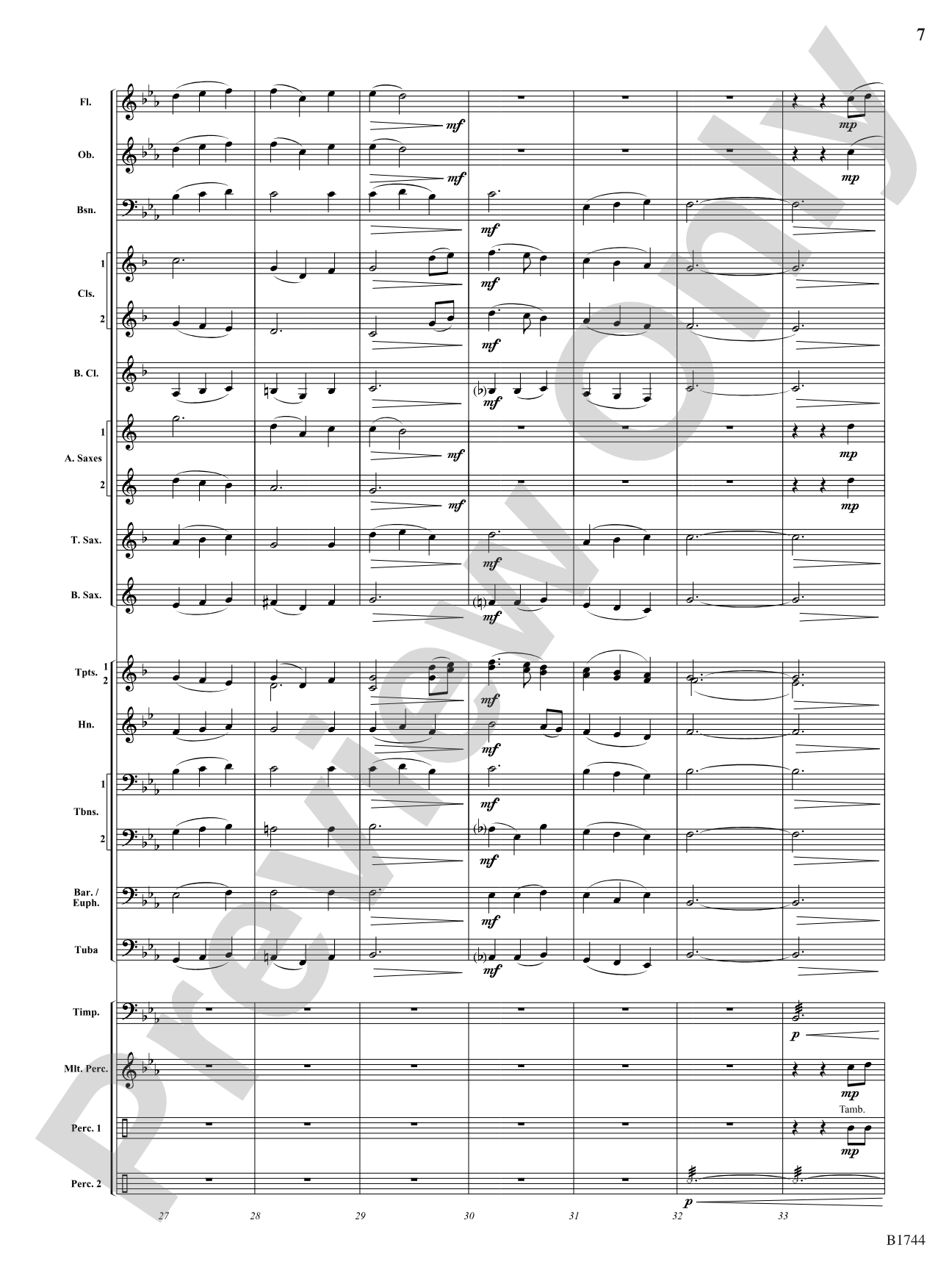 To the Greatest Heights: Concert Band Conductor Score & Parts