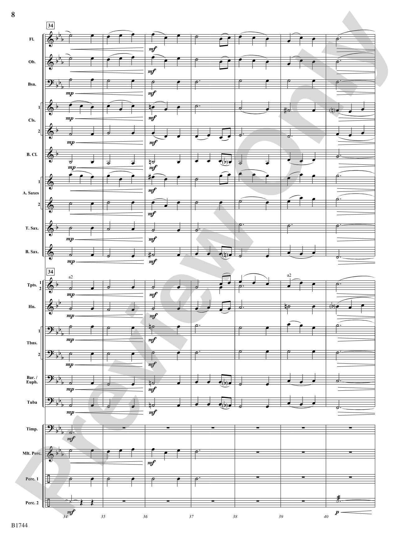 To the Greatest Heights: Concert Band Conductor Score & Parts
