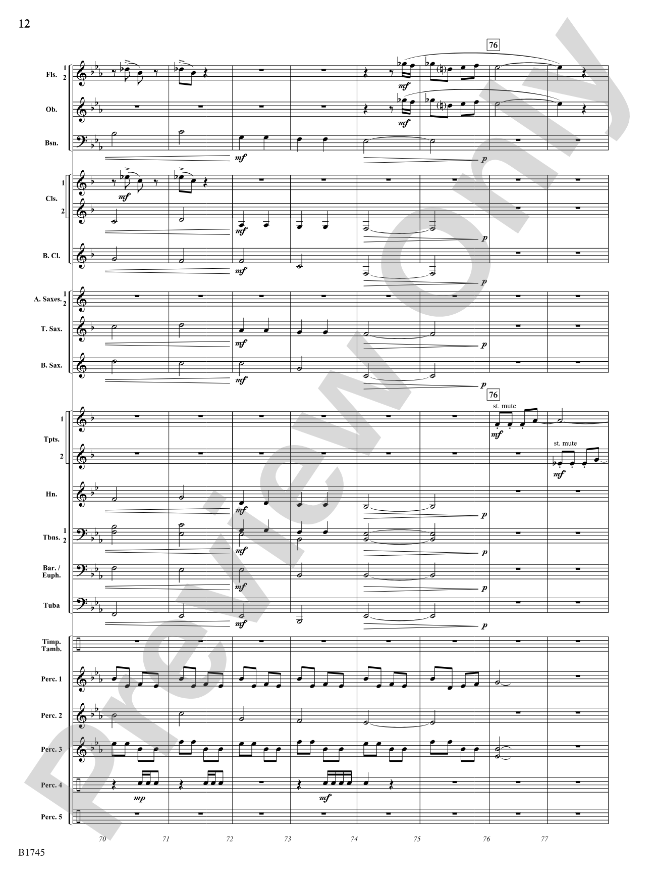 Scenes from the American West: Concert Band Conductor Score & Parts