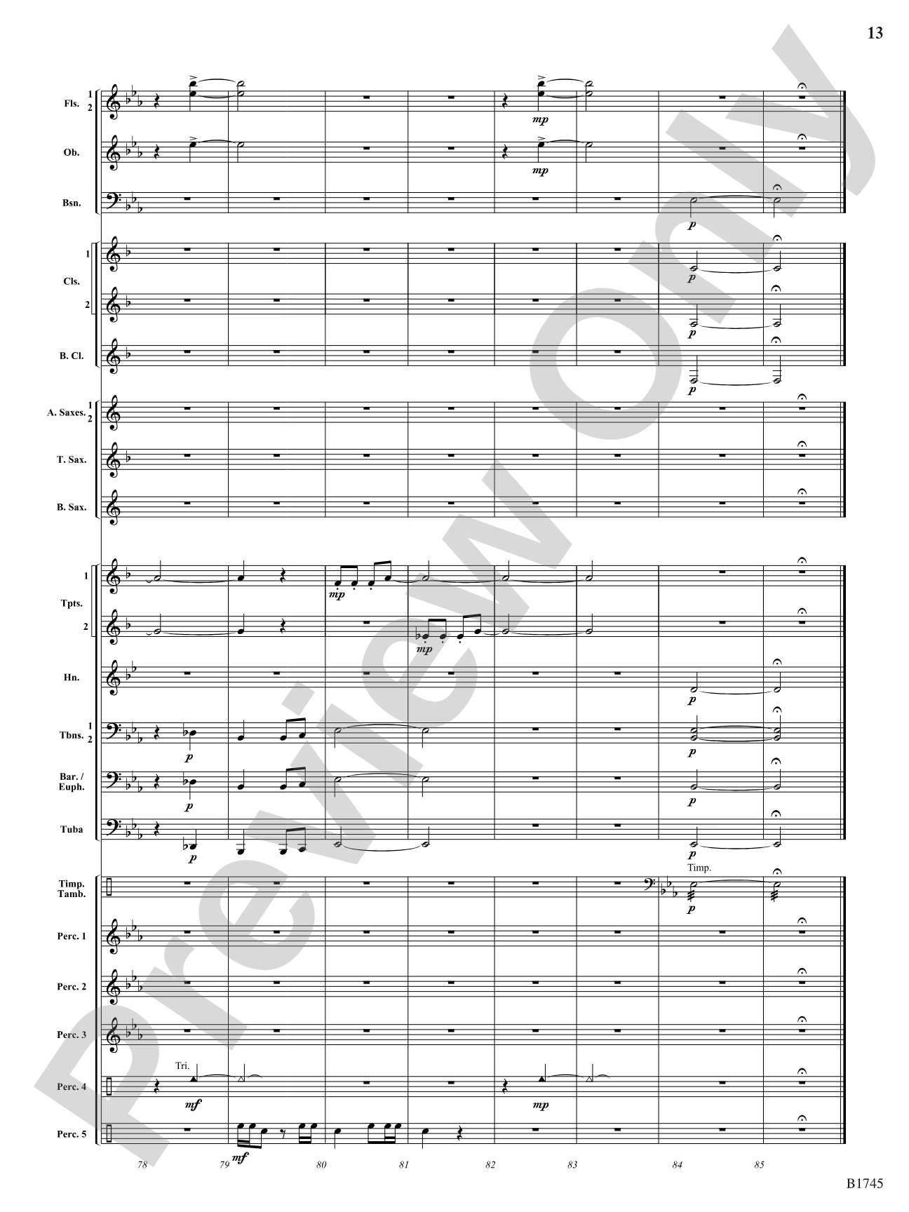 Scenes from the American West: Concert Band Conductor Score & Parts