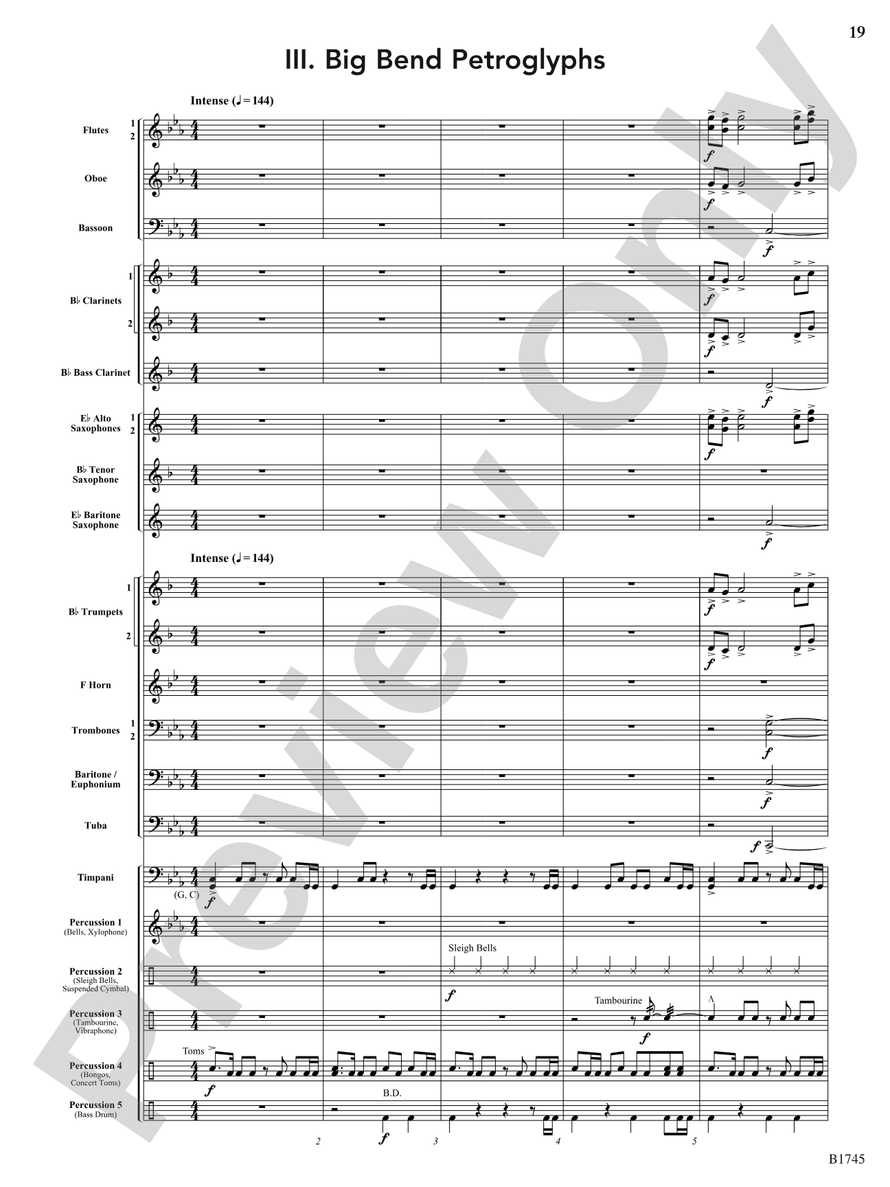 Scenes from the American West: Concert Band Conductor Score & Parts