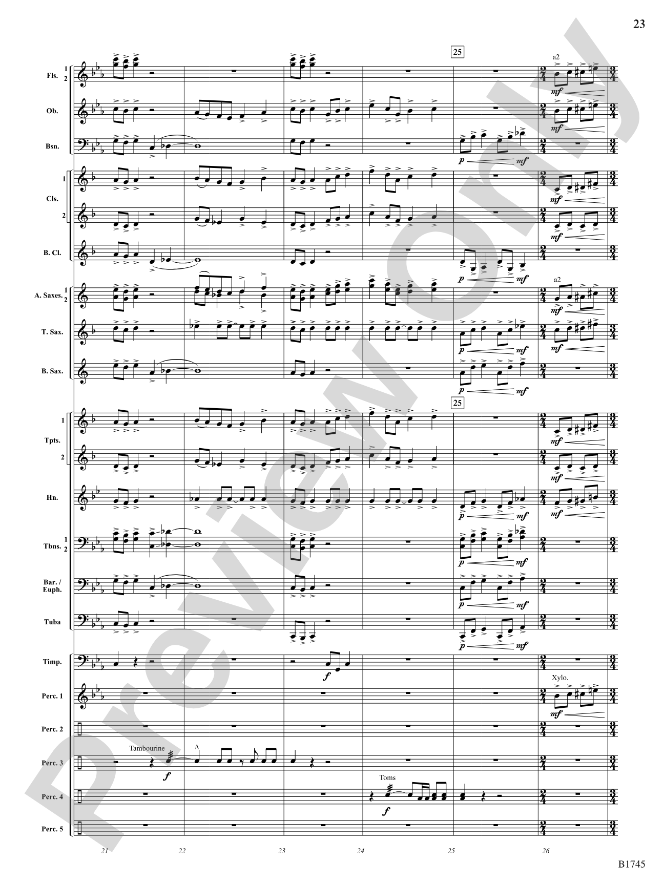 Scenes from the American West: Concert Band Conductor Score & Parts