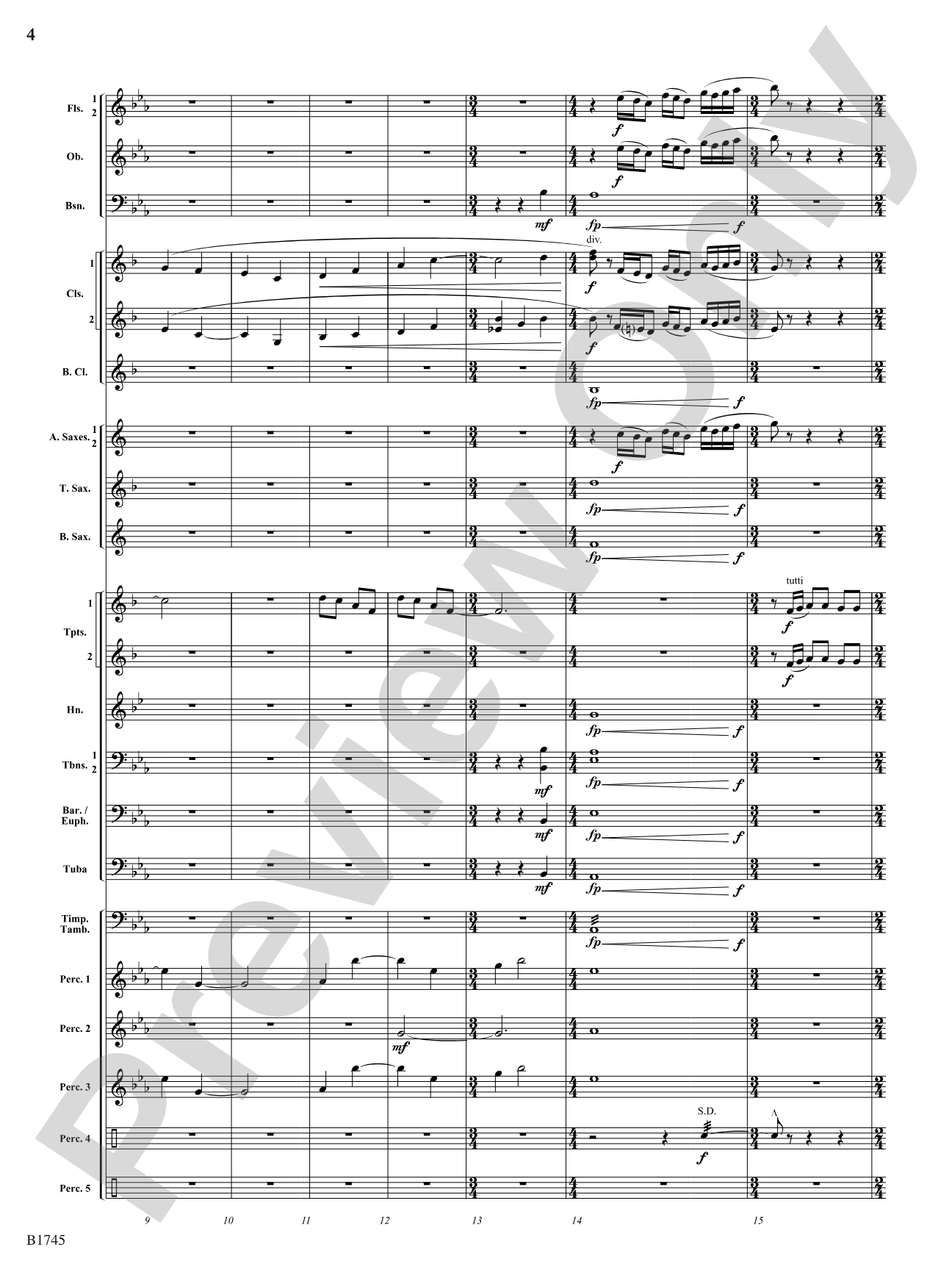 Scenes from the American West: Concert Band Conductor Score & Parts
