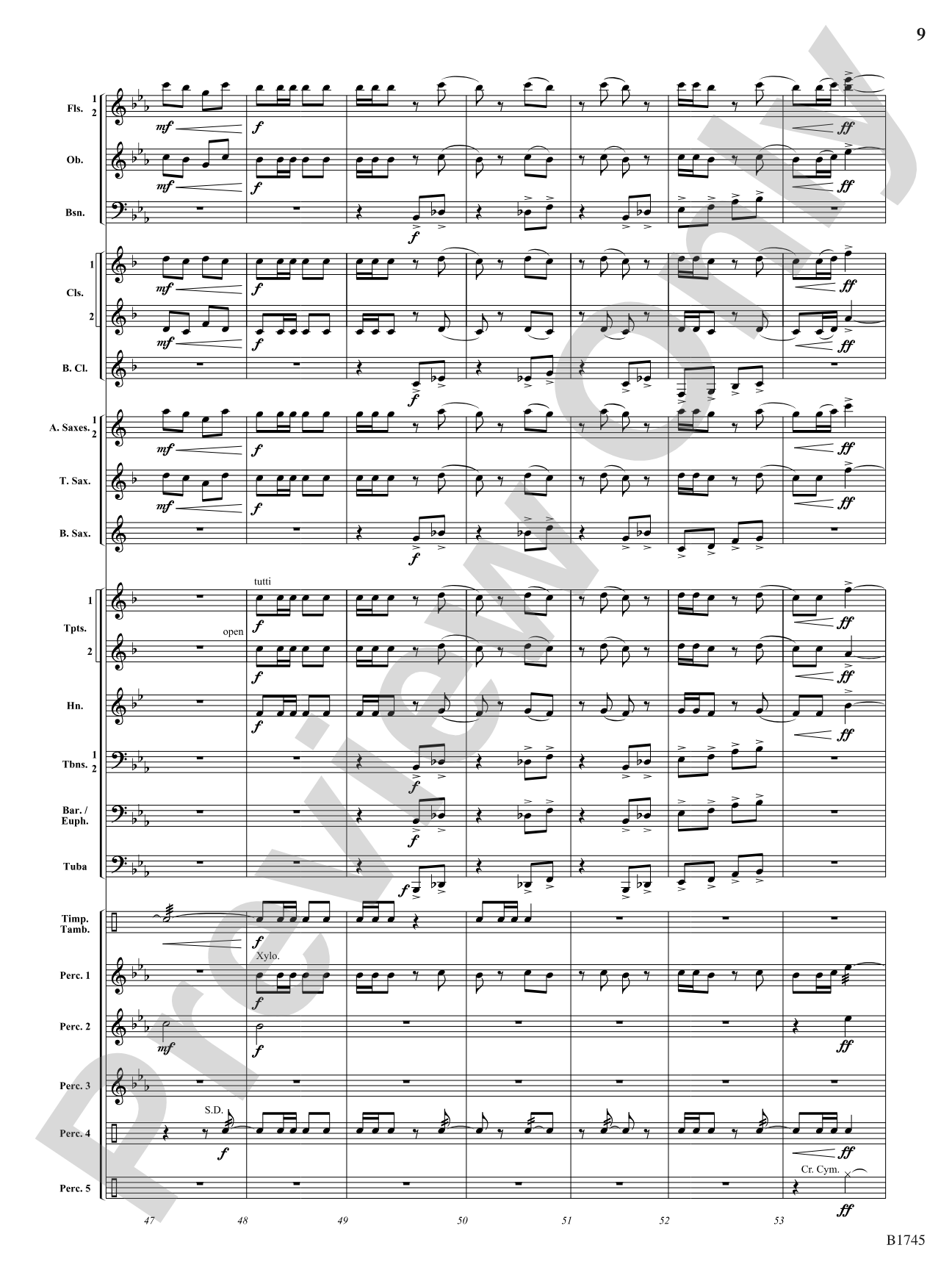 Scenes from the American West: Concert Band Conductor Score & Parts