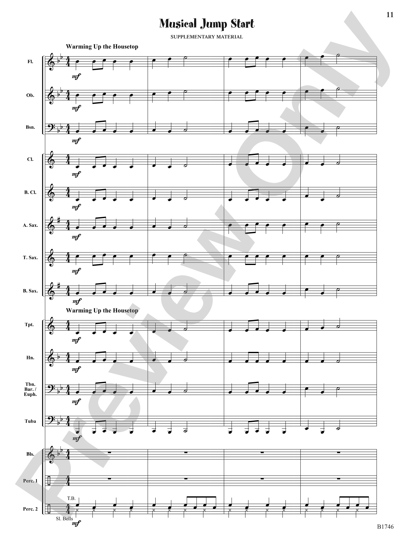 Band on the Housetop: Concert Band Conductor Score & Parts