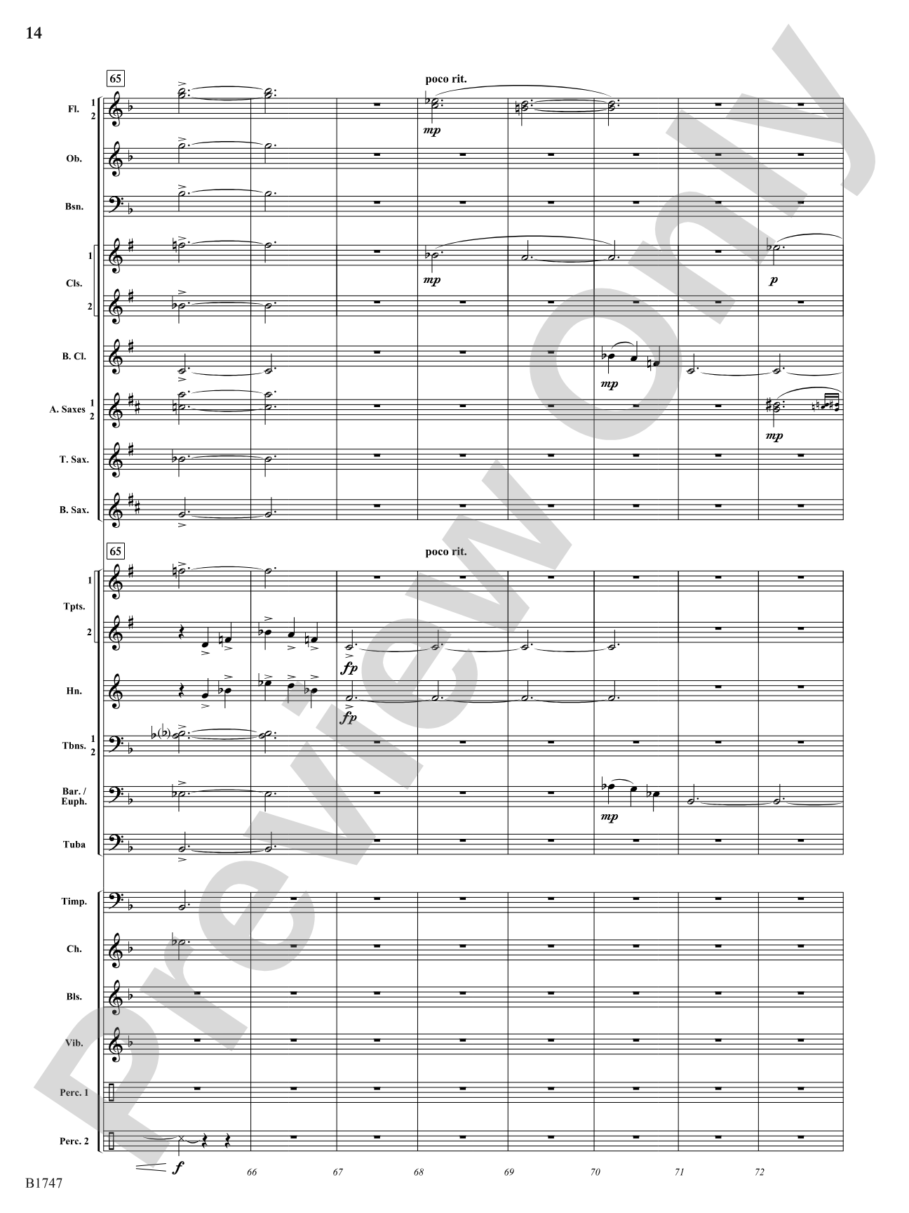 Boom and Bust: Concert Band Conductor Score & Parts