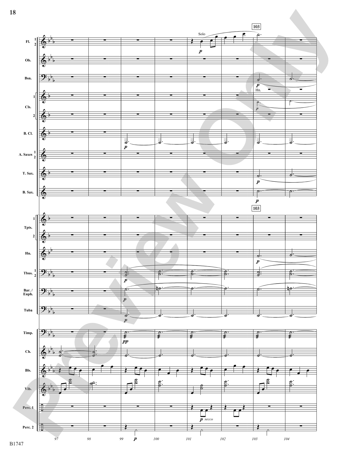 Boom and Bust: Concert Band Conductor Score & Parts