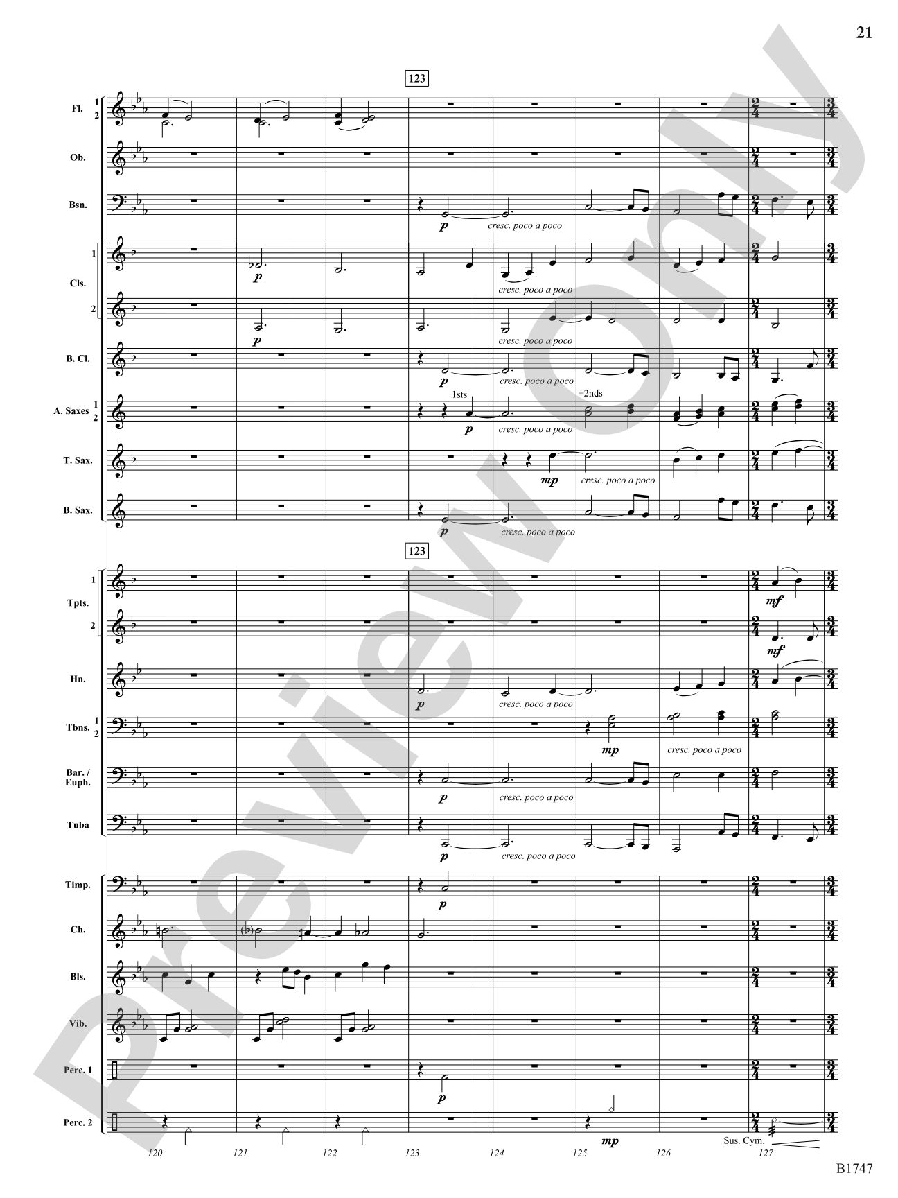 Boom and Bust: Concert Band Conductor Score & Parts
