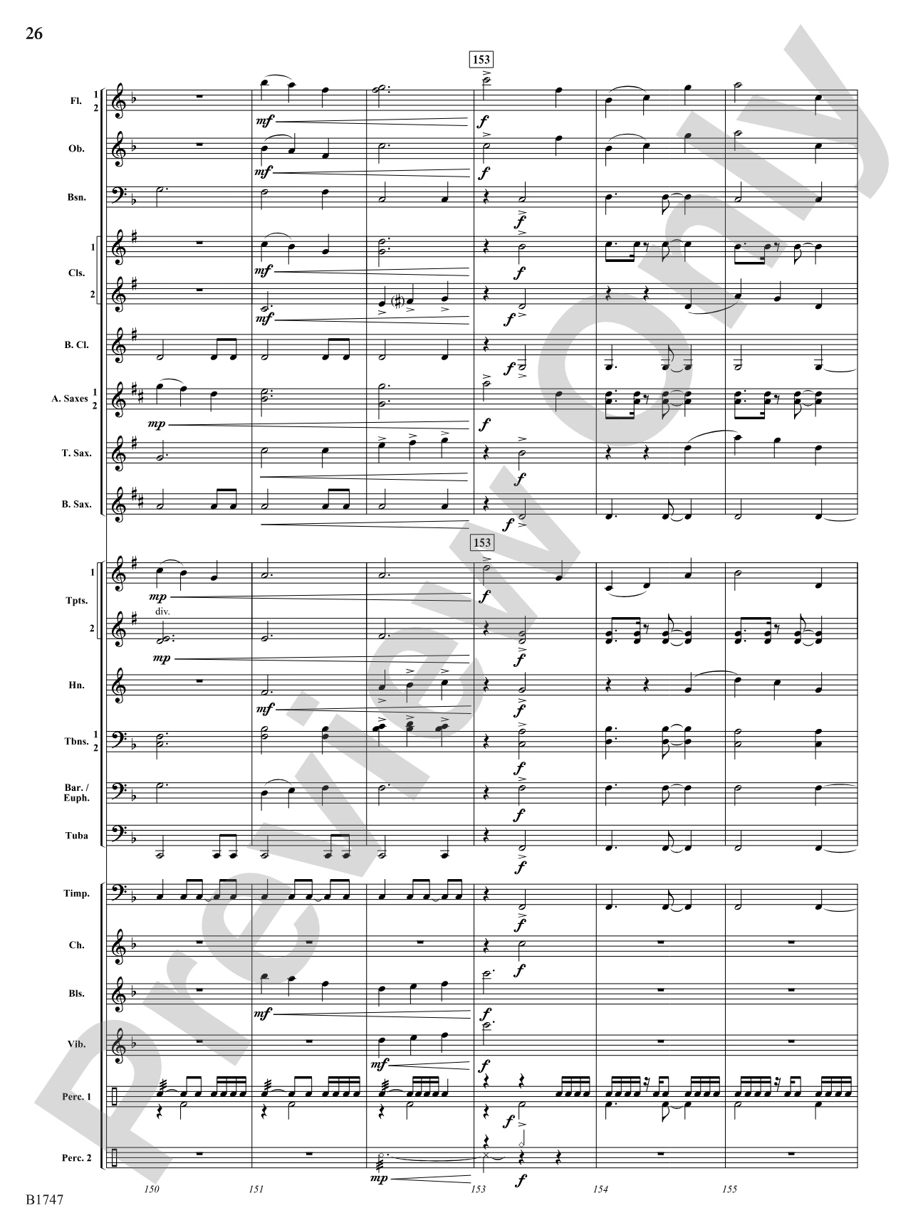 Boom and Bust: Concert Band Conductor Score & Parts