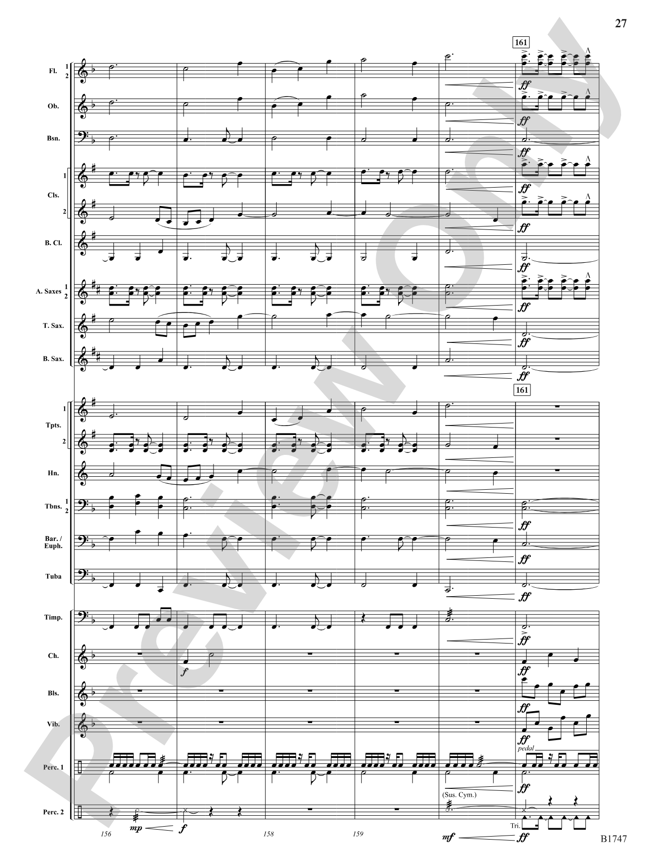 Boom and Bust: Concert Band Conductor Score & Parts