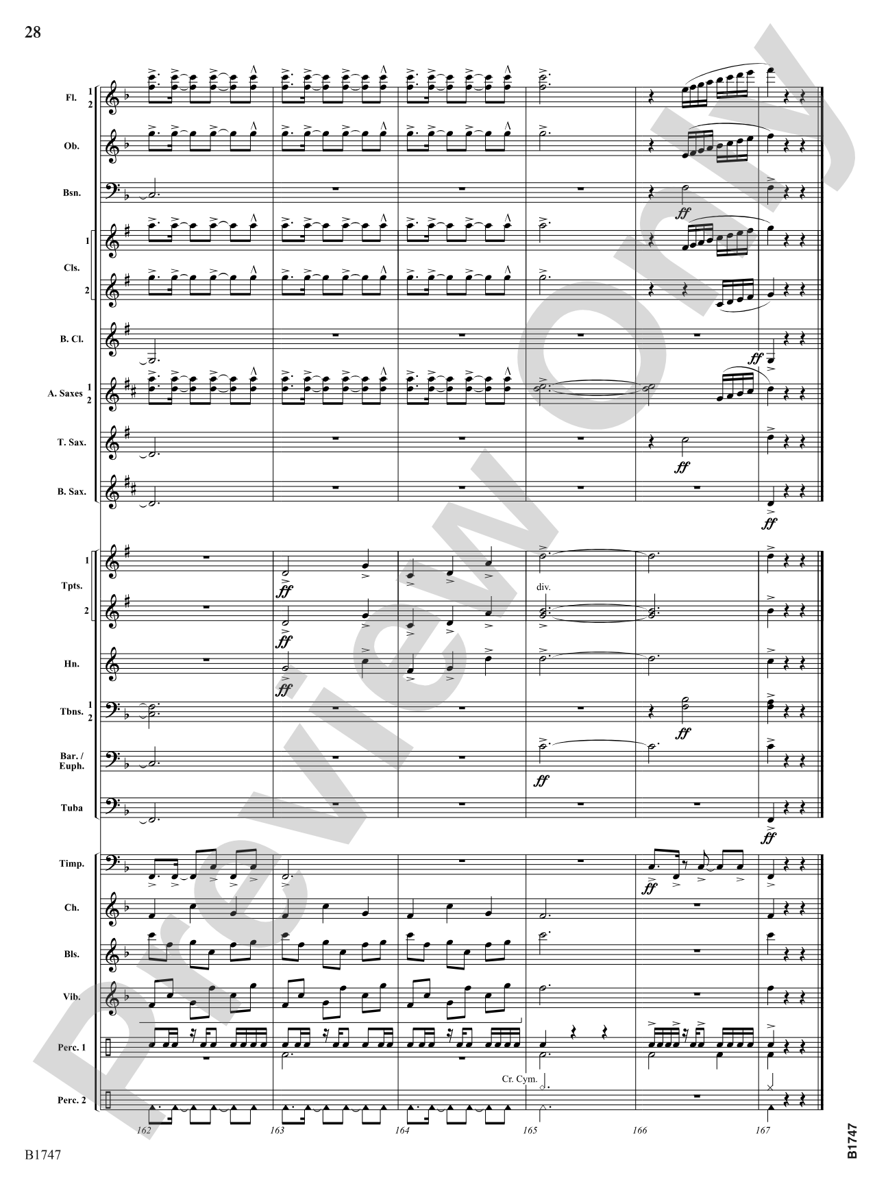 Boom and Bust: Concert Band Conductor Score & Parts