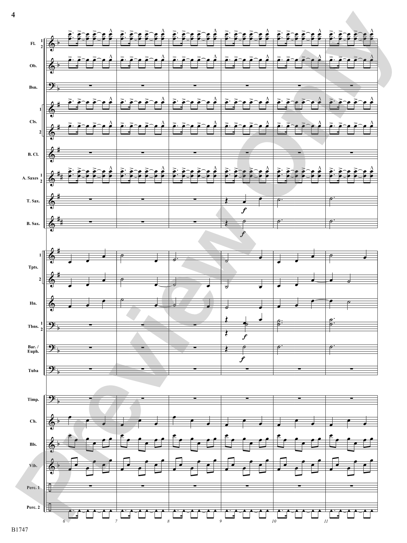 Boom and Bust: Concert Band Conductor Score & Parts