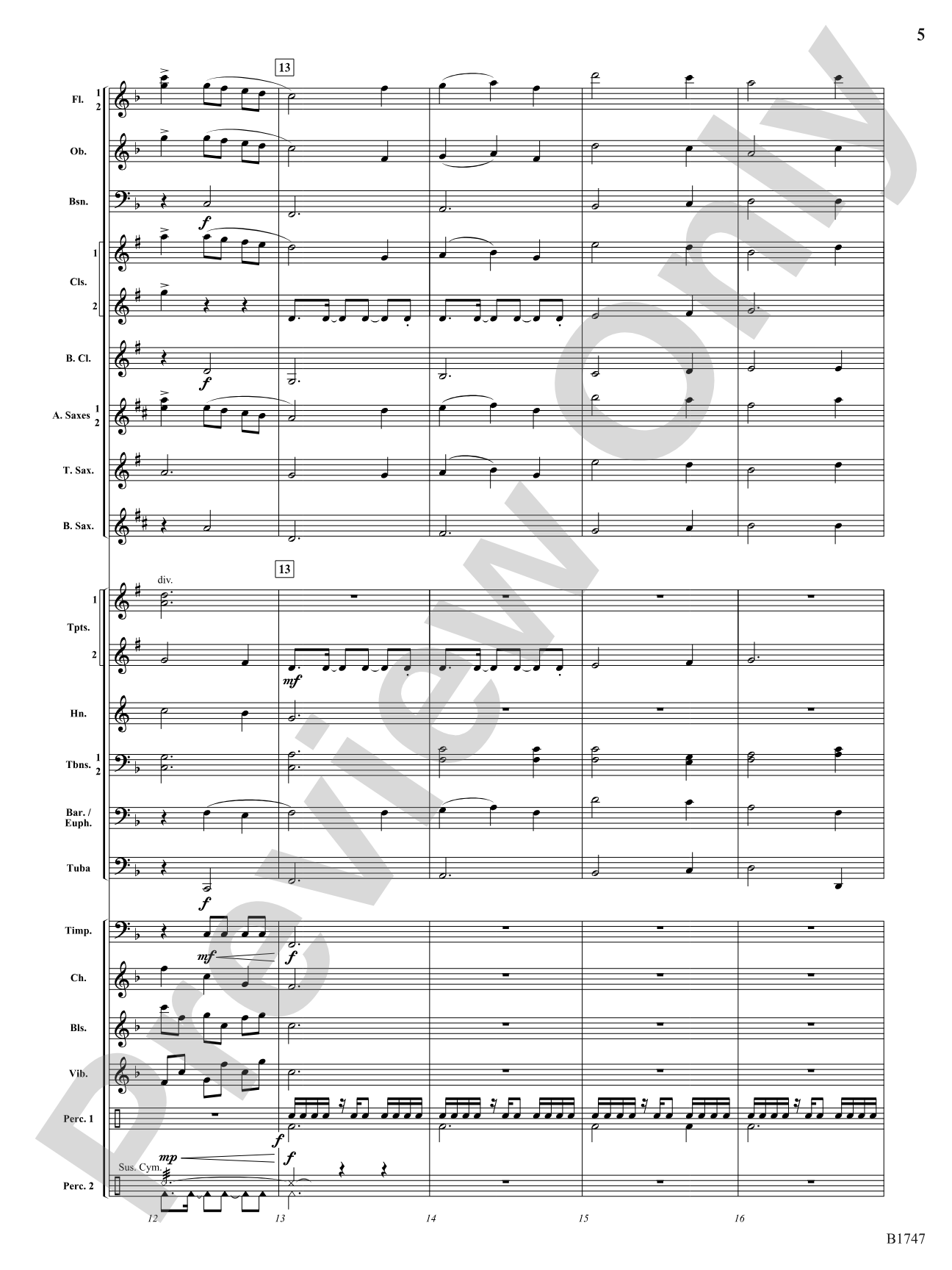 Boom and Bust: Concert Band Conductor Score & Parts