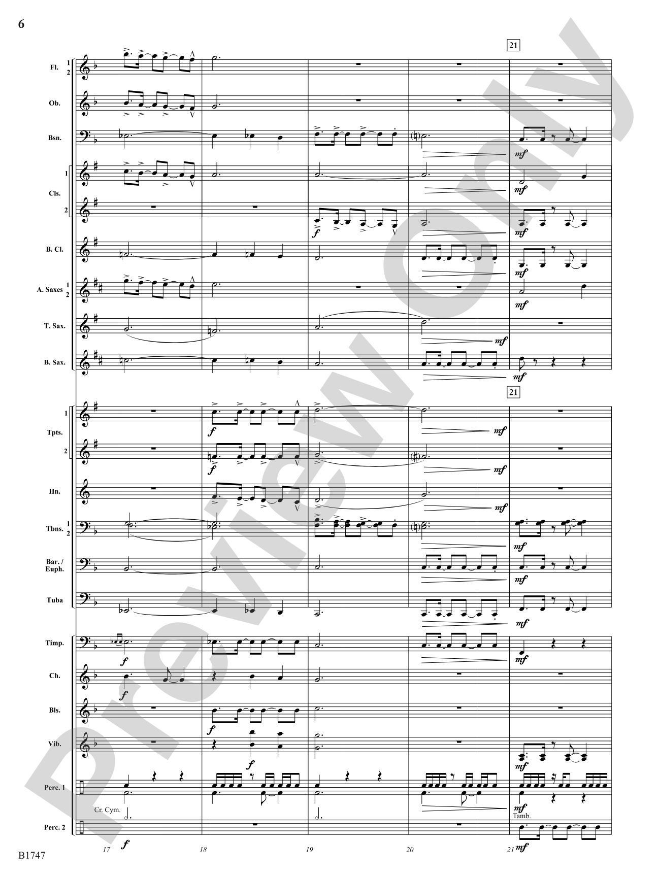 Boom and Bust: Concert Band Conductor Score & Parts