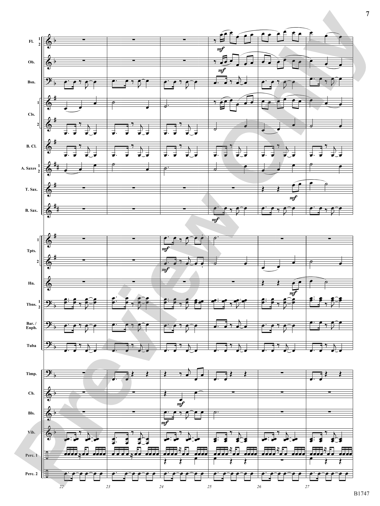 Boom and Bust: Concert Band Conductor Score & Parts