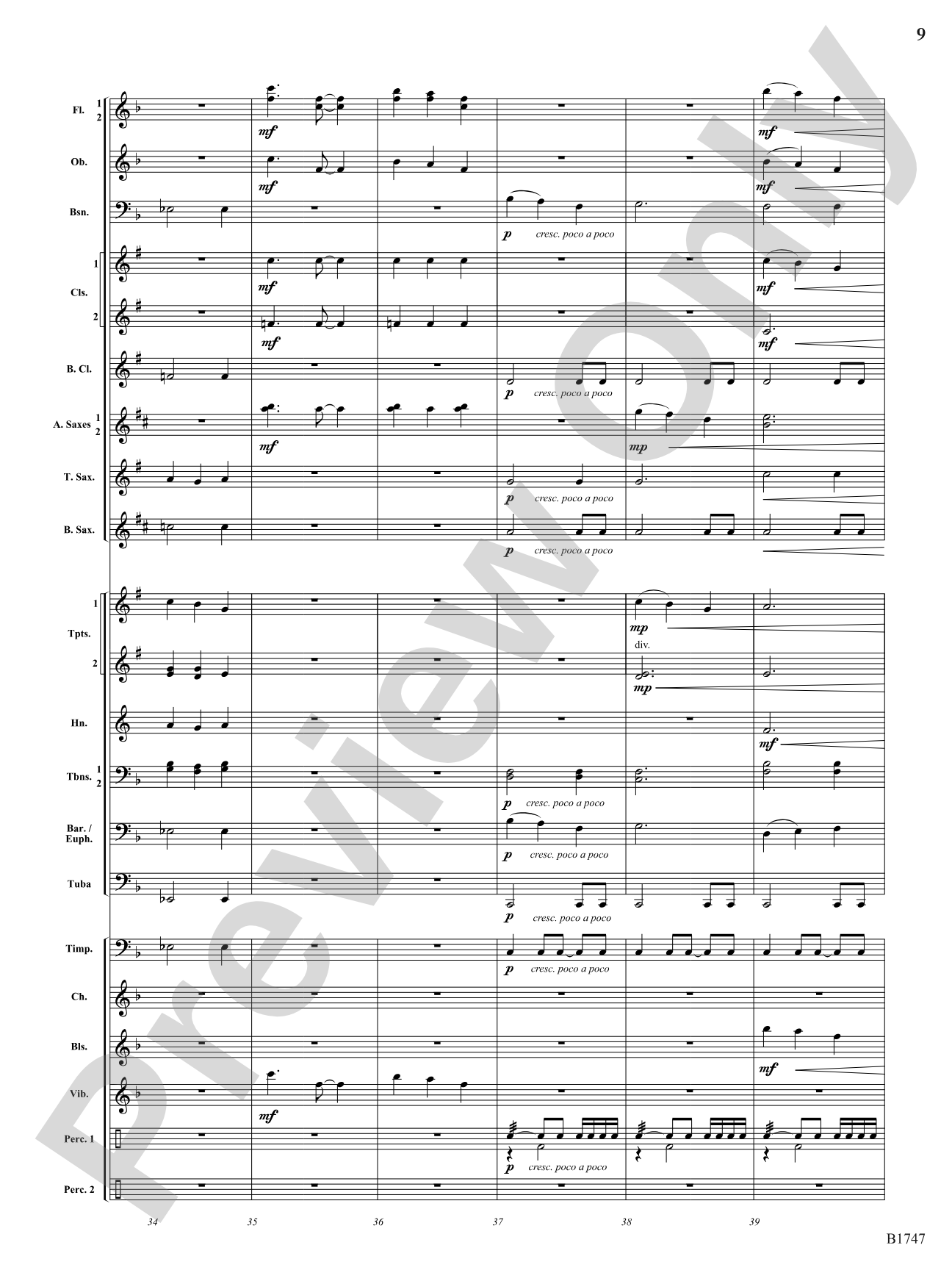 Boom and Bust: Concert Band Conductor Score & Parts