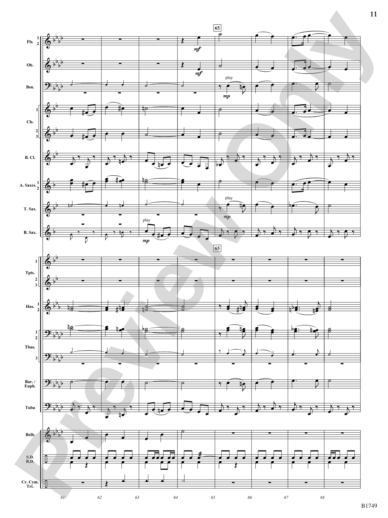 Quicksilver: Concert Band Conductor Score & Parts