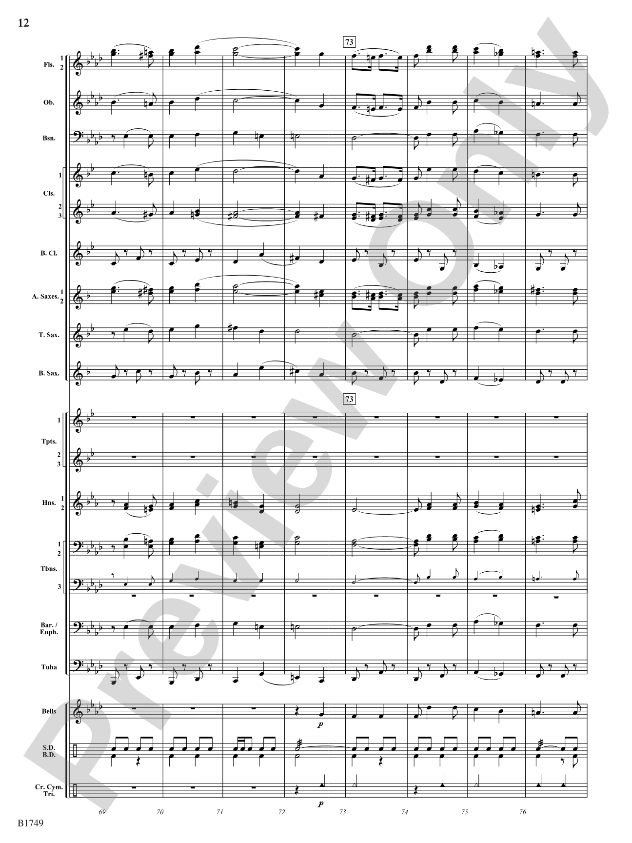 Quicksilver: Concert Band Conductor Score & Parts