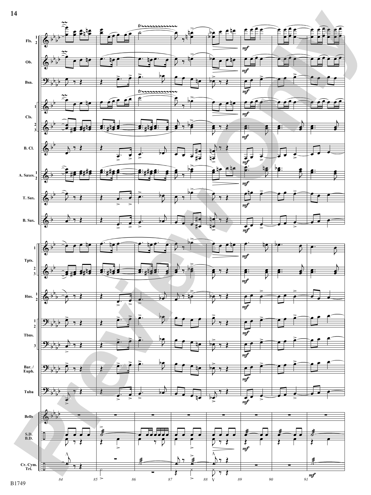 Quicksilver: Concert Band Conductor Score & Parts