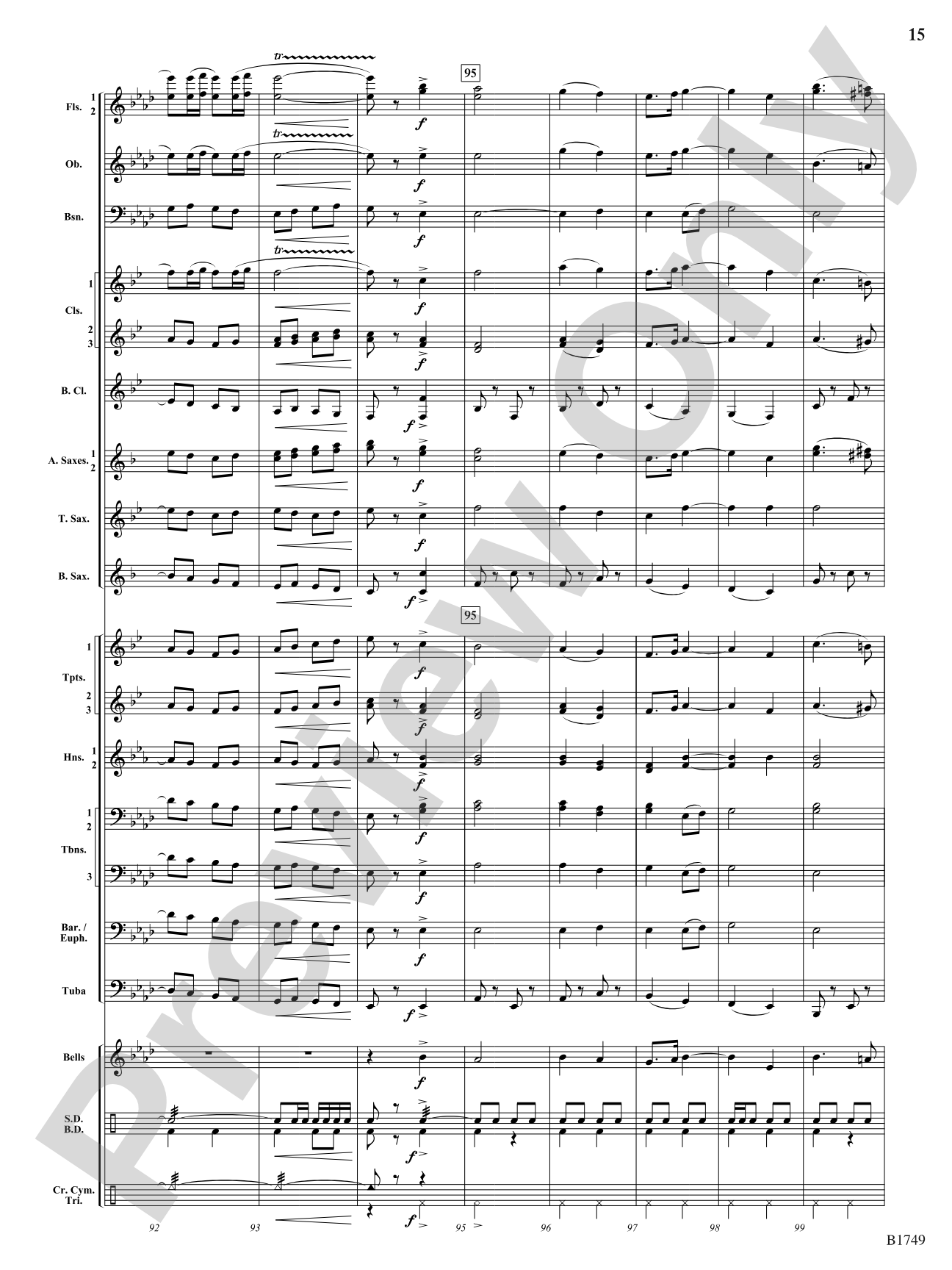 Quicksilver: Concert Band Conductor Score & Parts