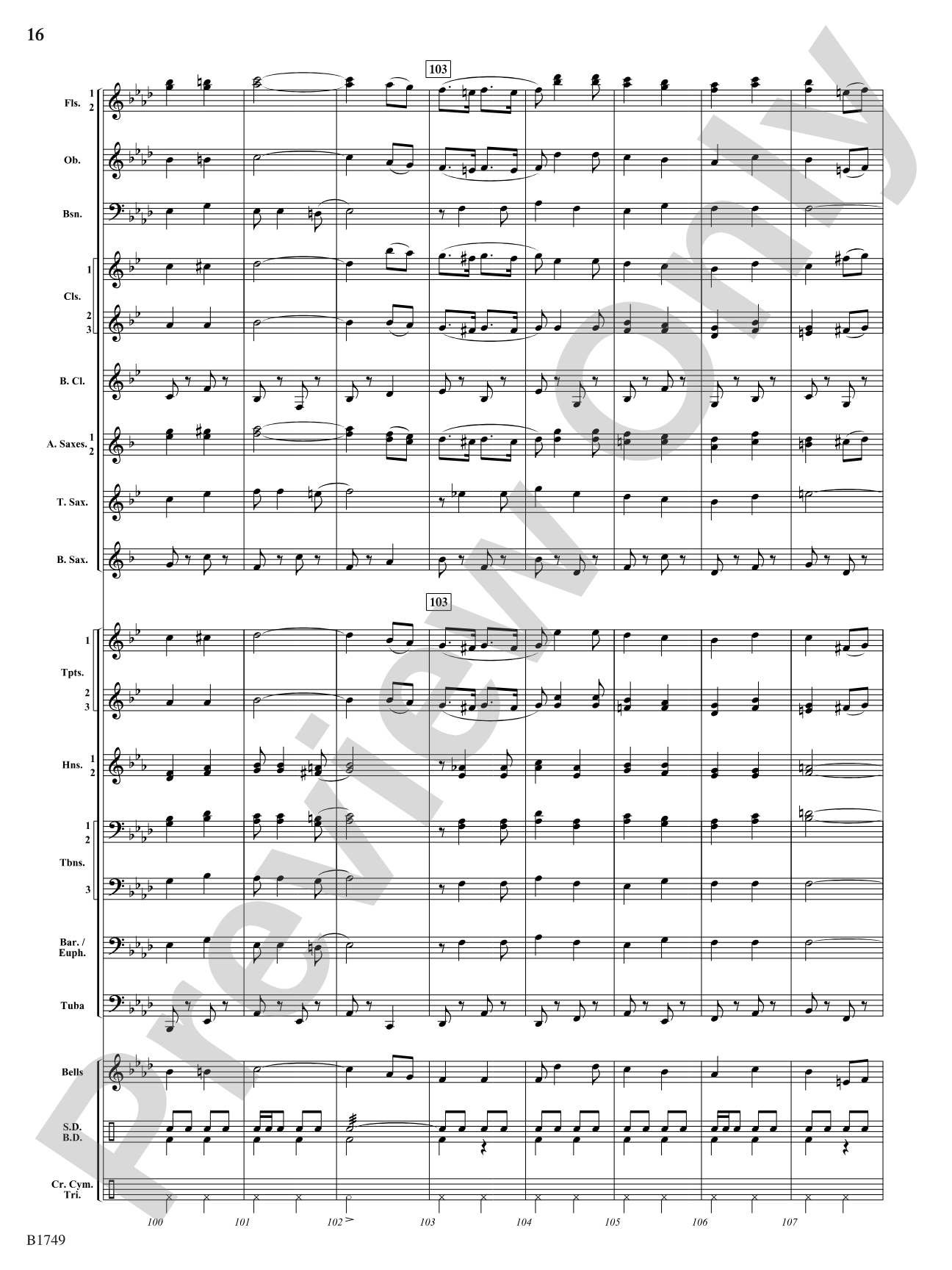 Quicksilver: Concert Band Conductor Score & Parts
