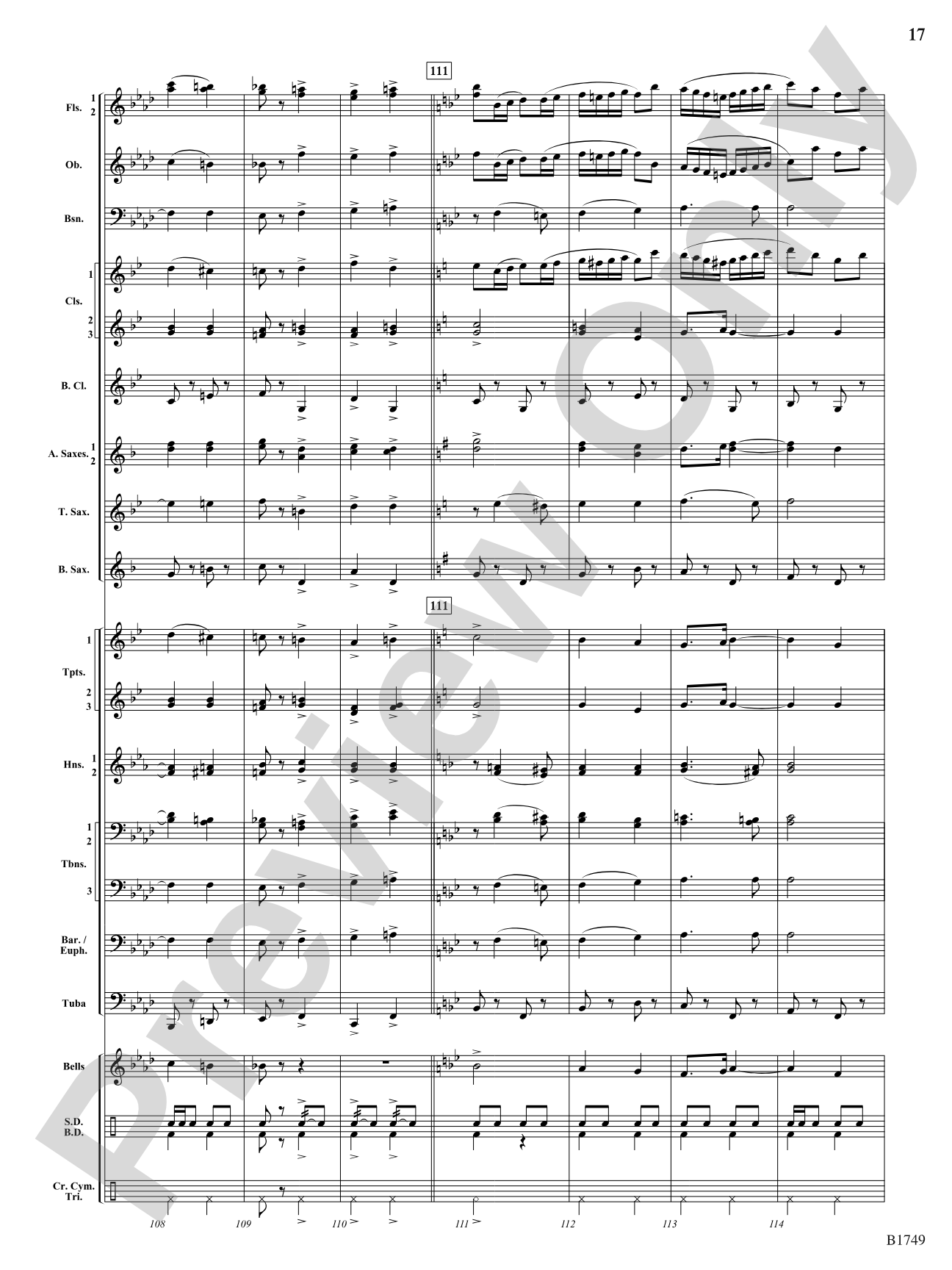 Quicksilver: Concert Band Conductor Score & Parts