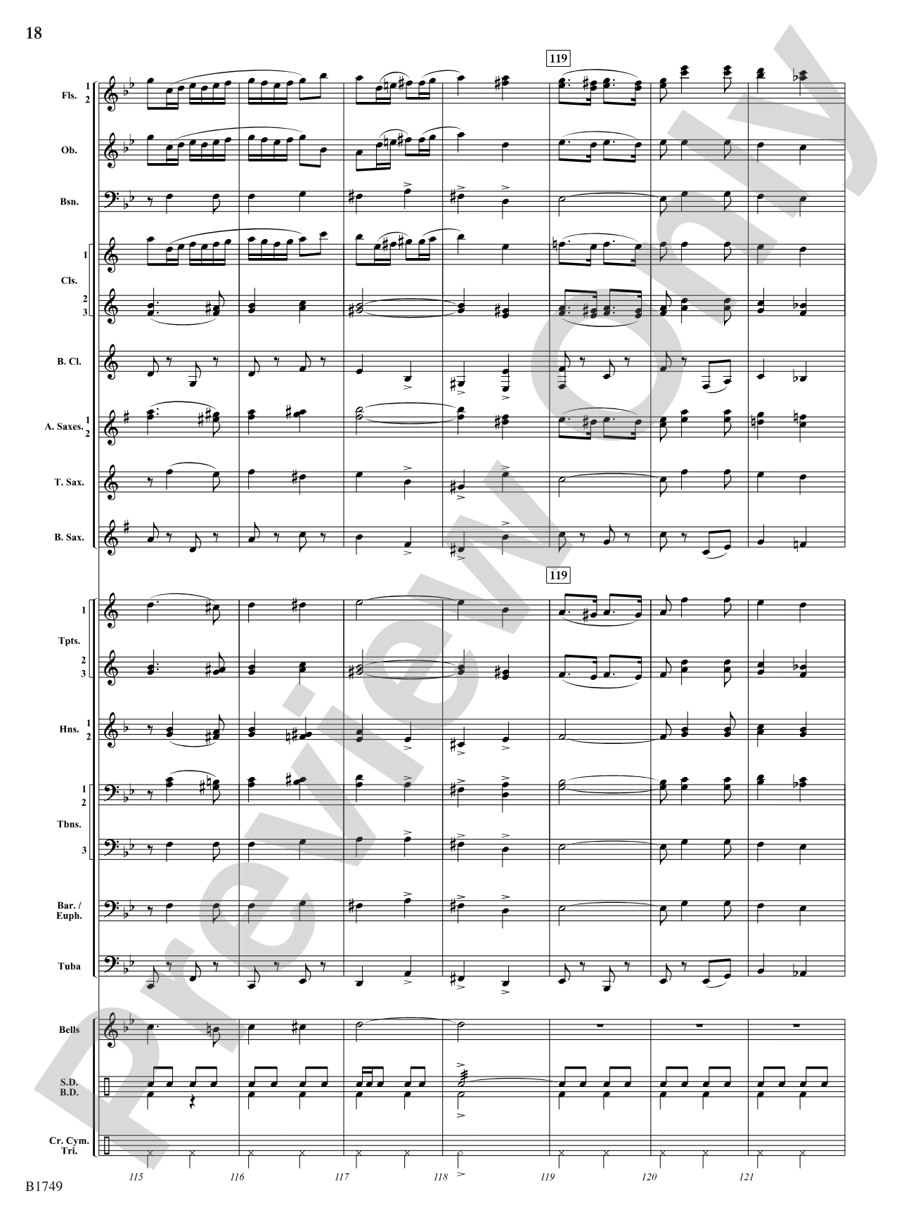 Quicksilver: Concert Band Conductor Score & Parts