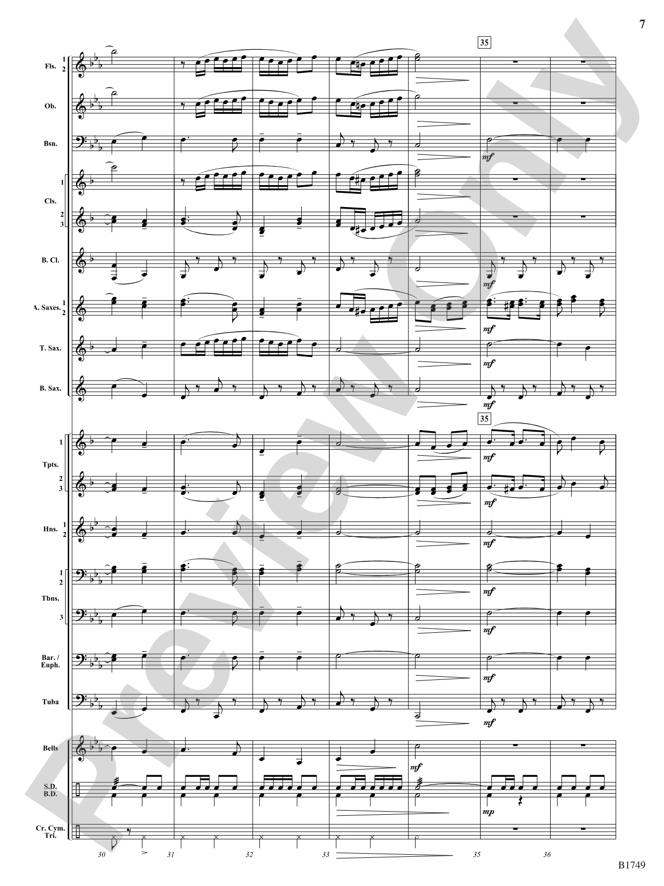 Quicksilver: Concert Band Conductor Score & Parts