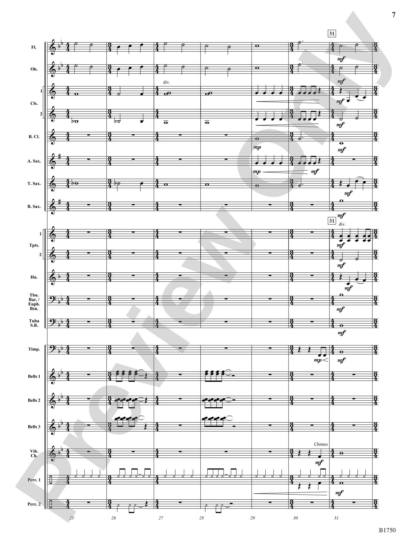 Radiance: Concert Band Conductor Score & Parts