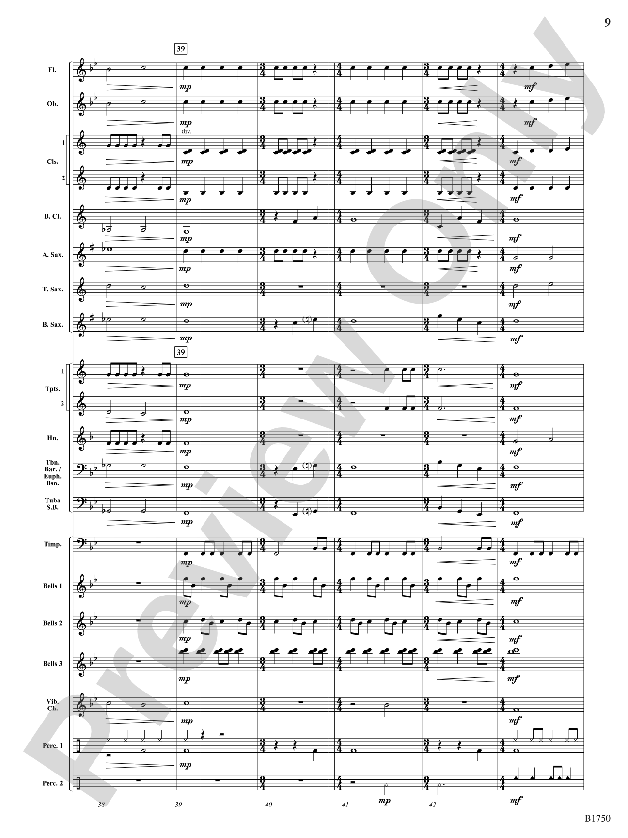 Radiance: Concert Band Conductor Score & Parts
