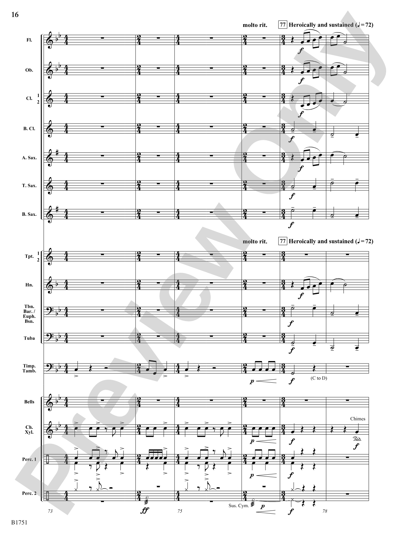 Land of Enchantment: Concert Band Conductor Score & Parts