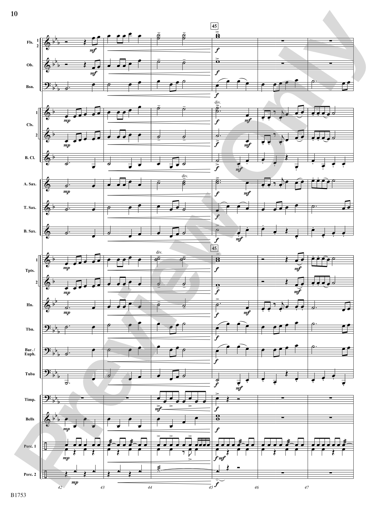 The Wings of Mercury: Concert Band Conductor Score & Parts