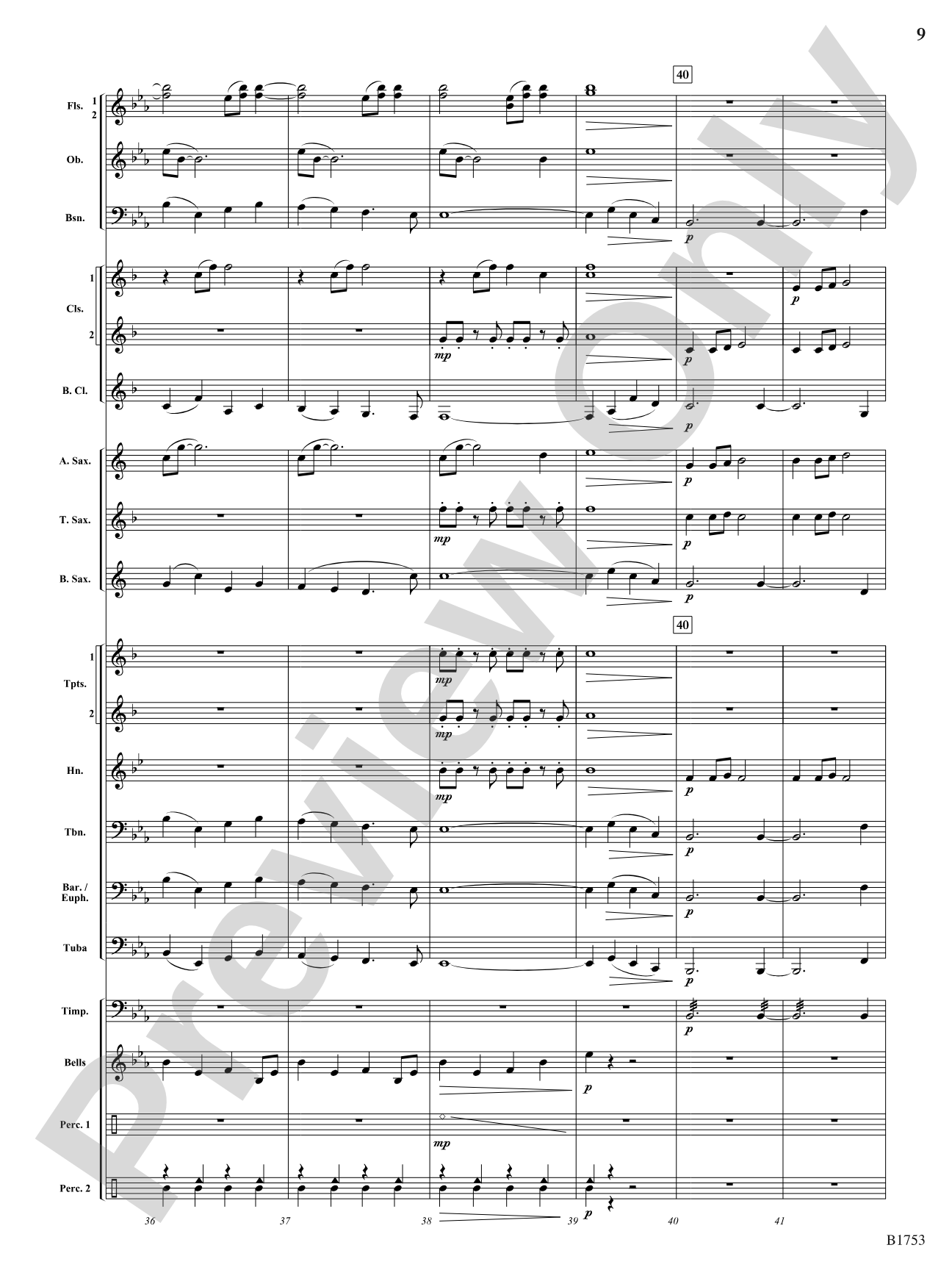 The Wings of Mercury: Concert Band Conductor Score & Parts