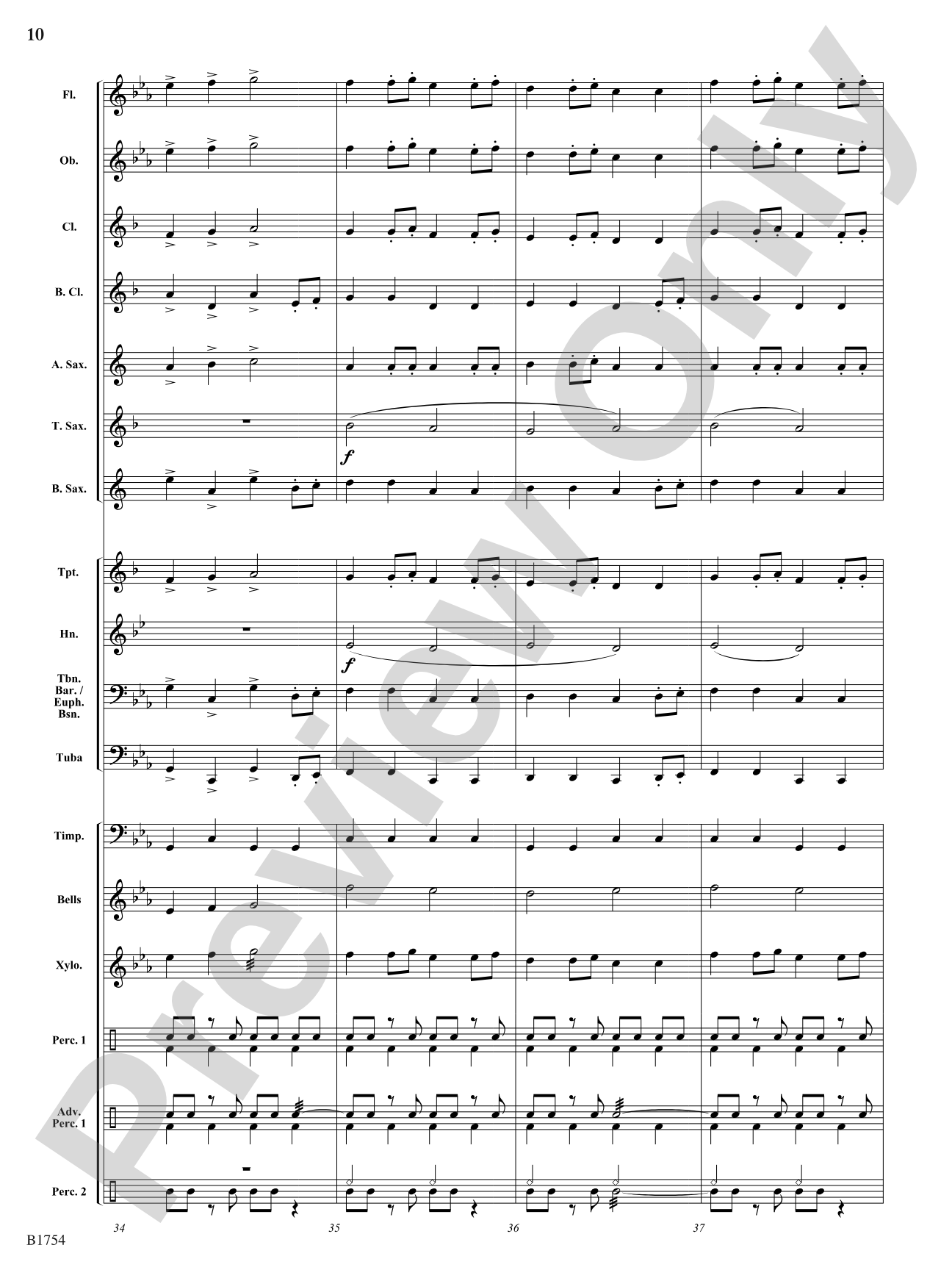 Dance Slav: Concert Band Conductor Score & Parts
