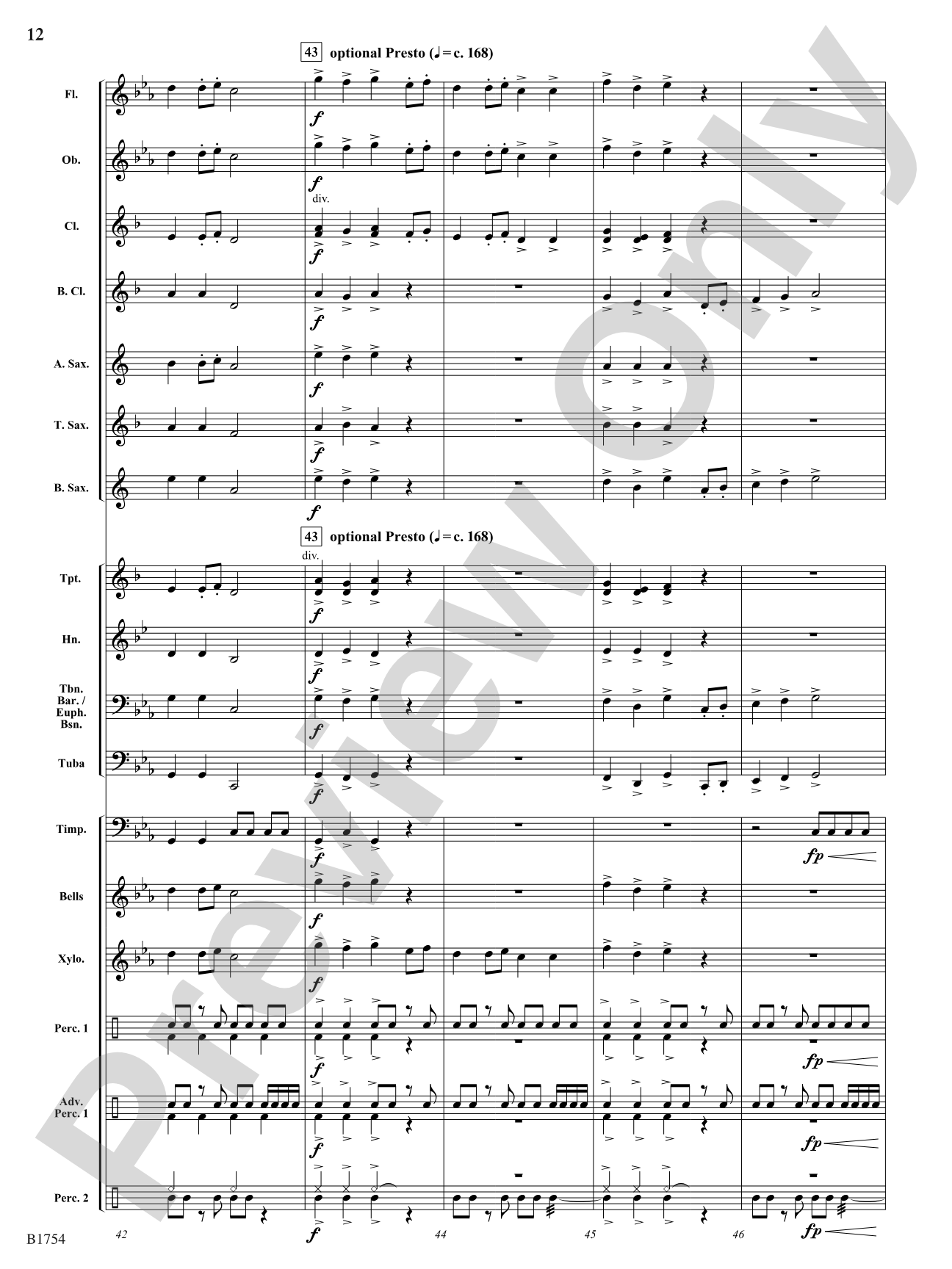 Dance Slav: Concert Band Conductor Score & Parts