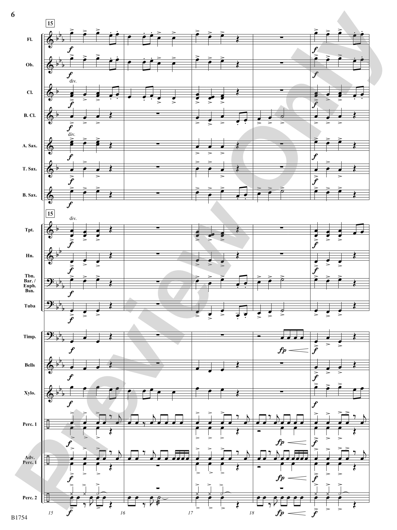 Dance Slav: Concert Band Conductor Score & Parts