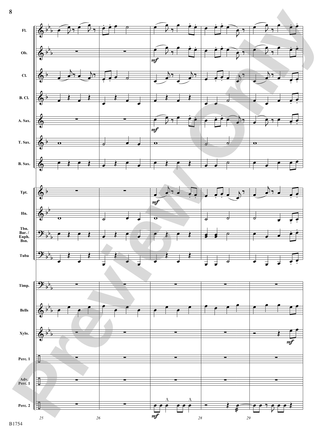 Dance Slav: Concert Band Conductor Score & Parts