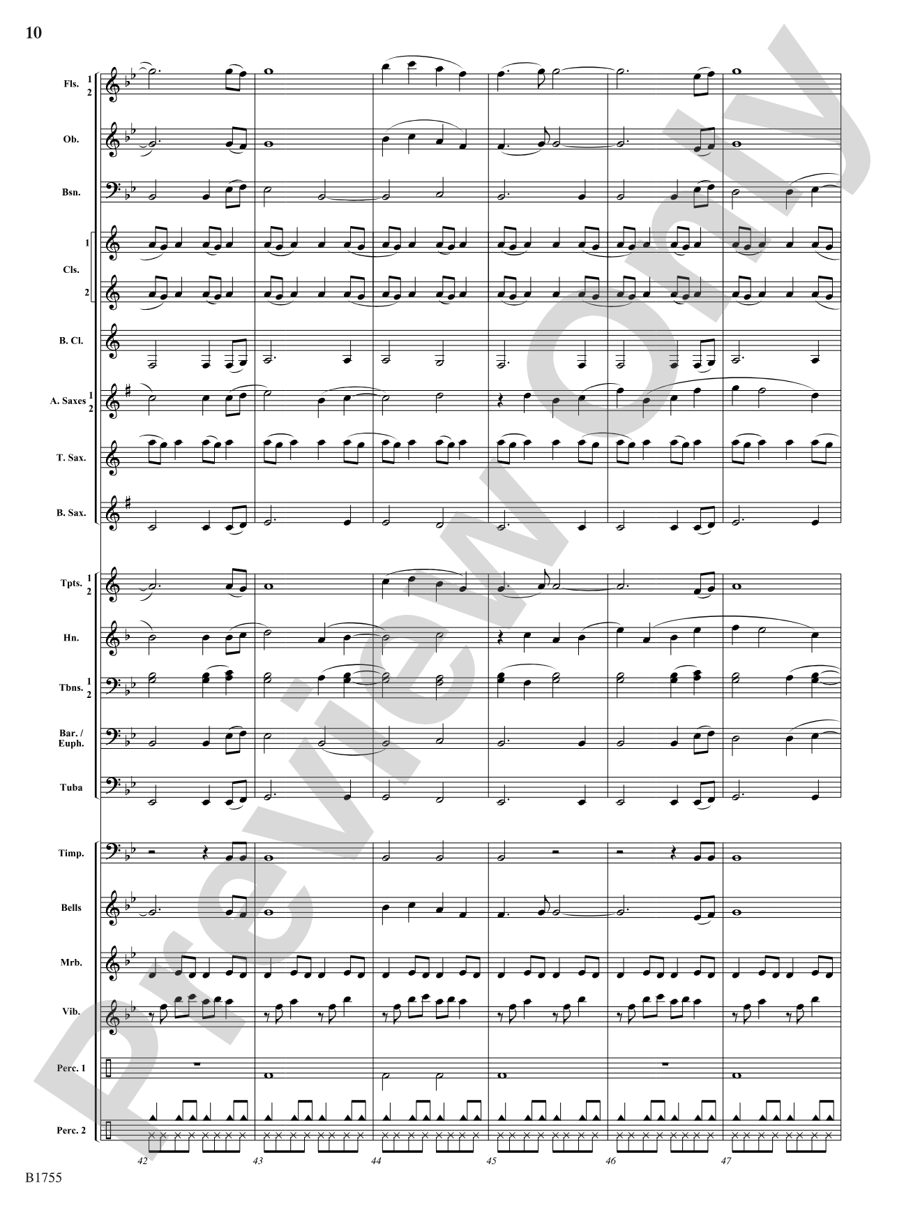 Shimmering Joy: Concert Band Conductor Score & Parts