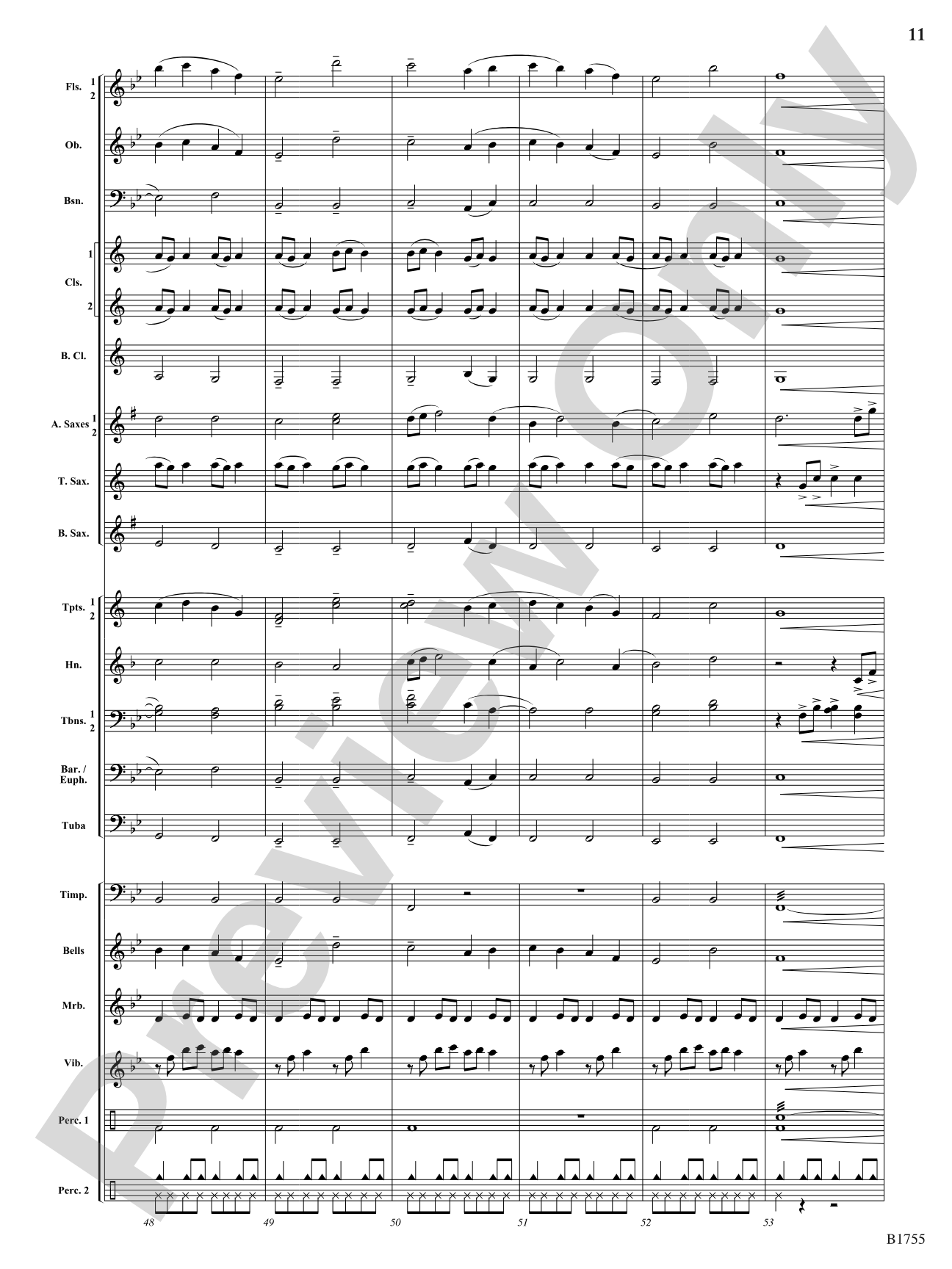 Shimmering Joy: Concert Band Conductor Score & Parts